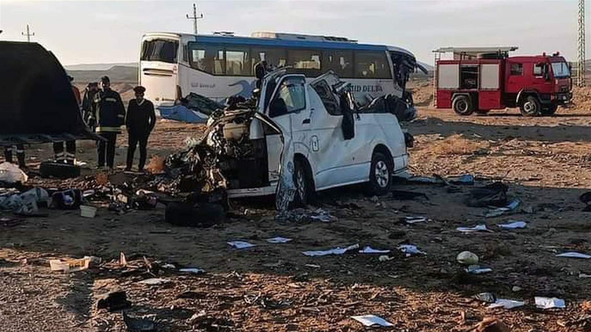 Six killed in Egypt road crash, including 5 Palestinians