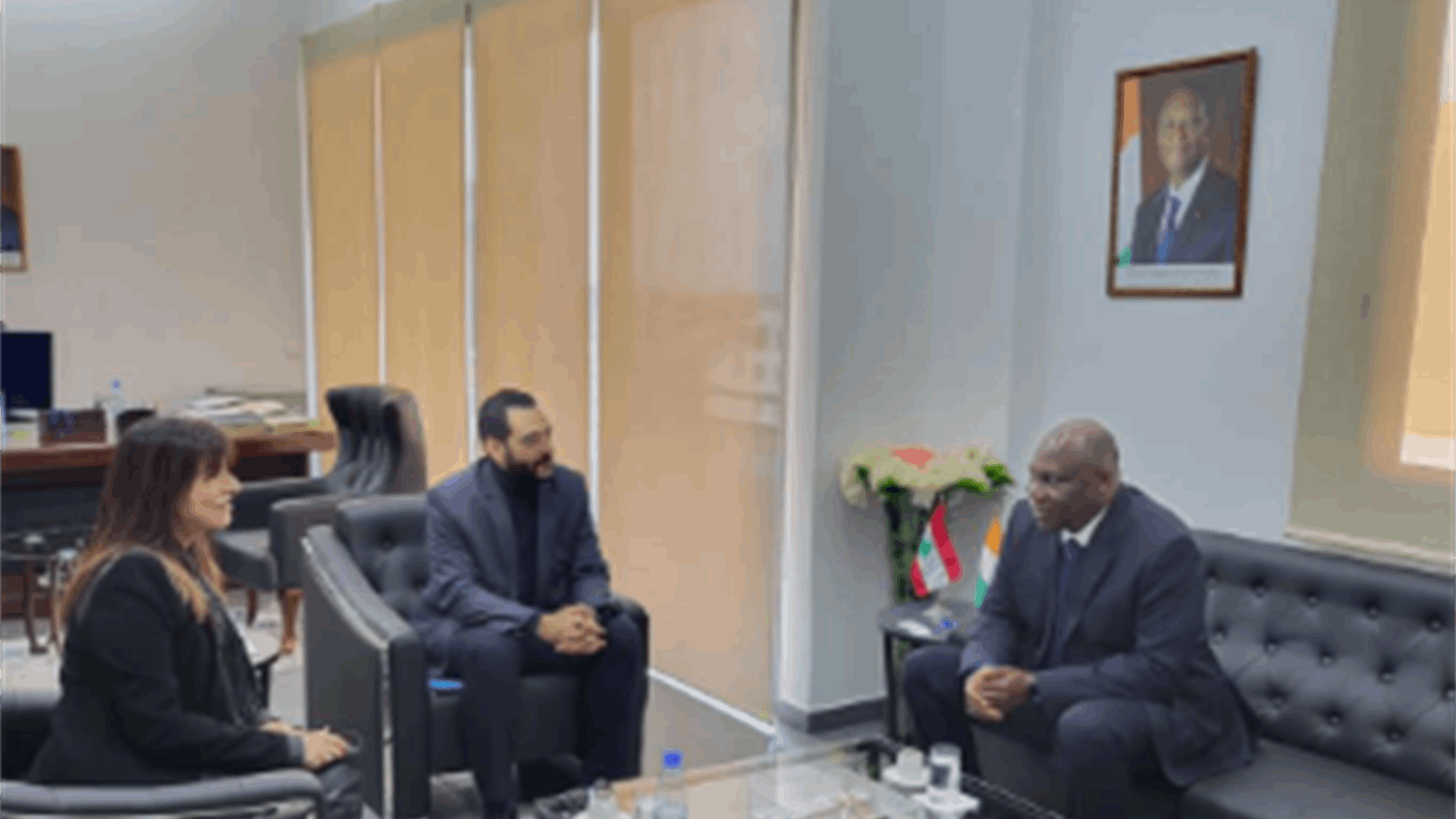 سفير ساحل العاج في لبنان إستقبل أبو حيدر ومنظمي Libano Ivoiro Week في أبيدجان‏