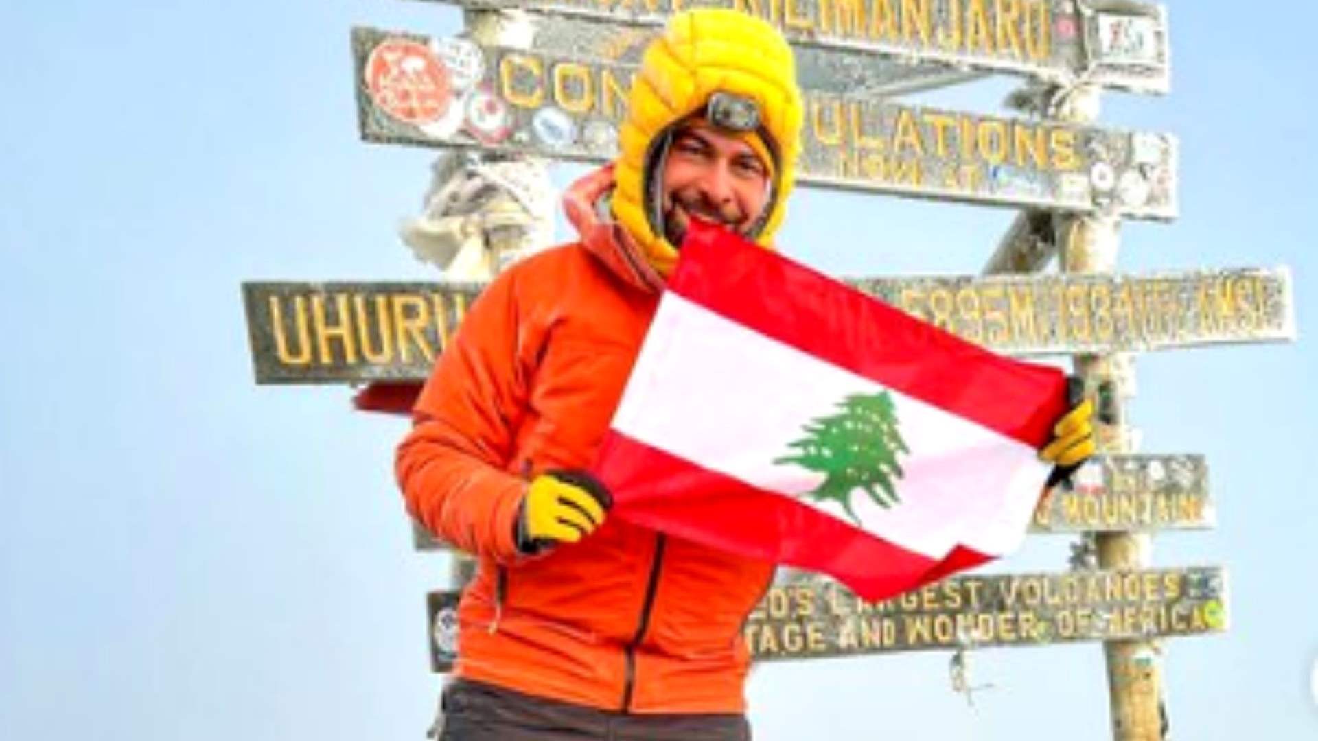 Lebanese man climbs highest peak in Africa
