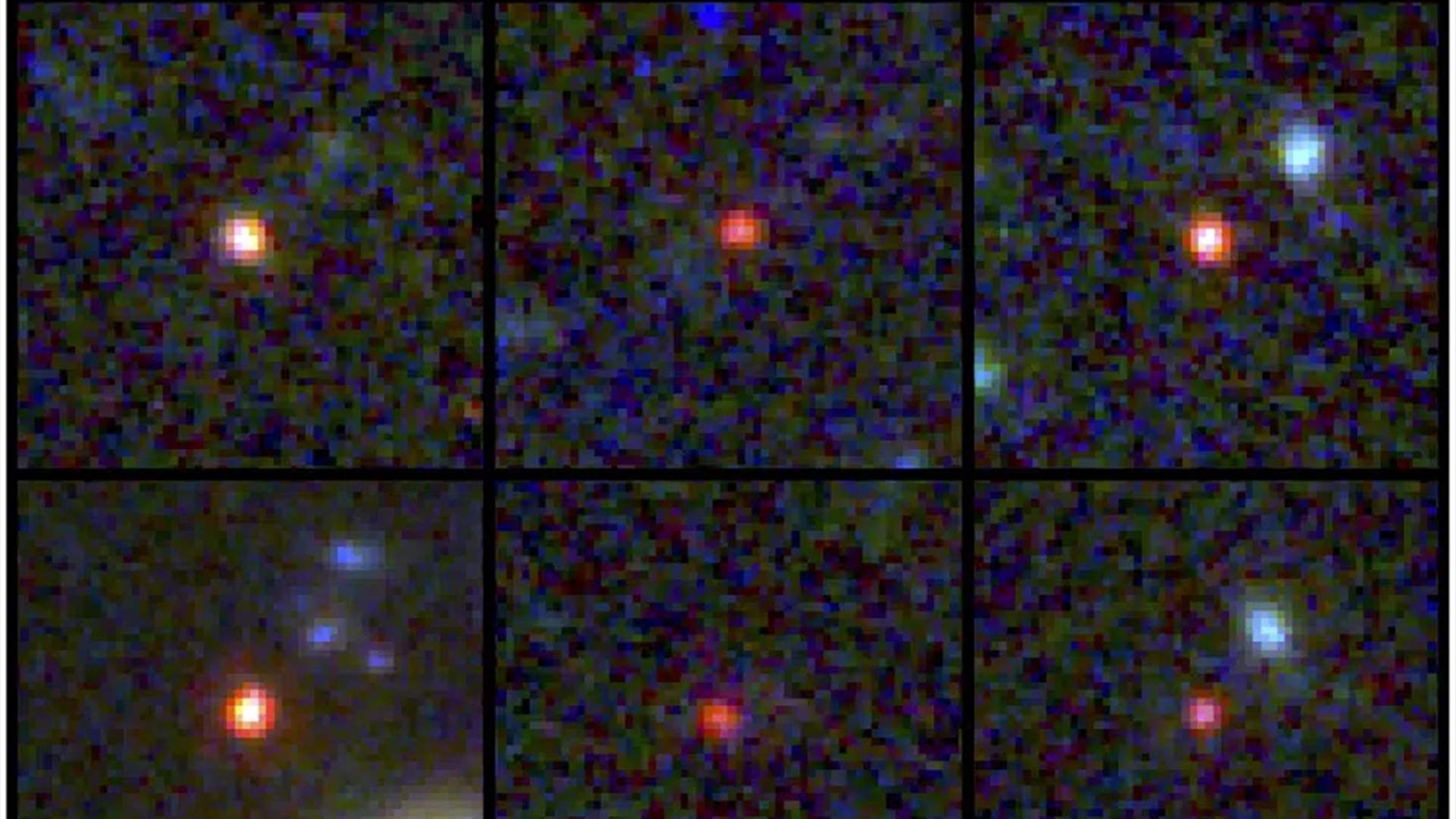 Space telescope uncovers massive galaxies near cosmic dawn 