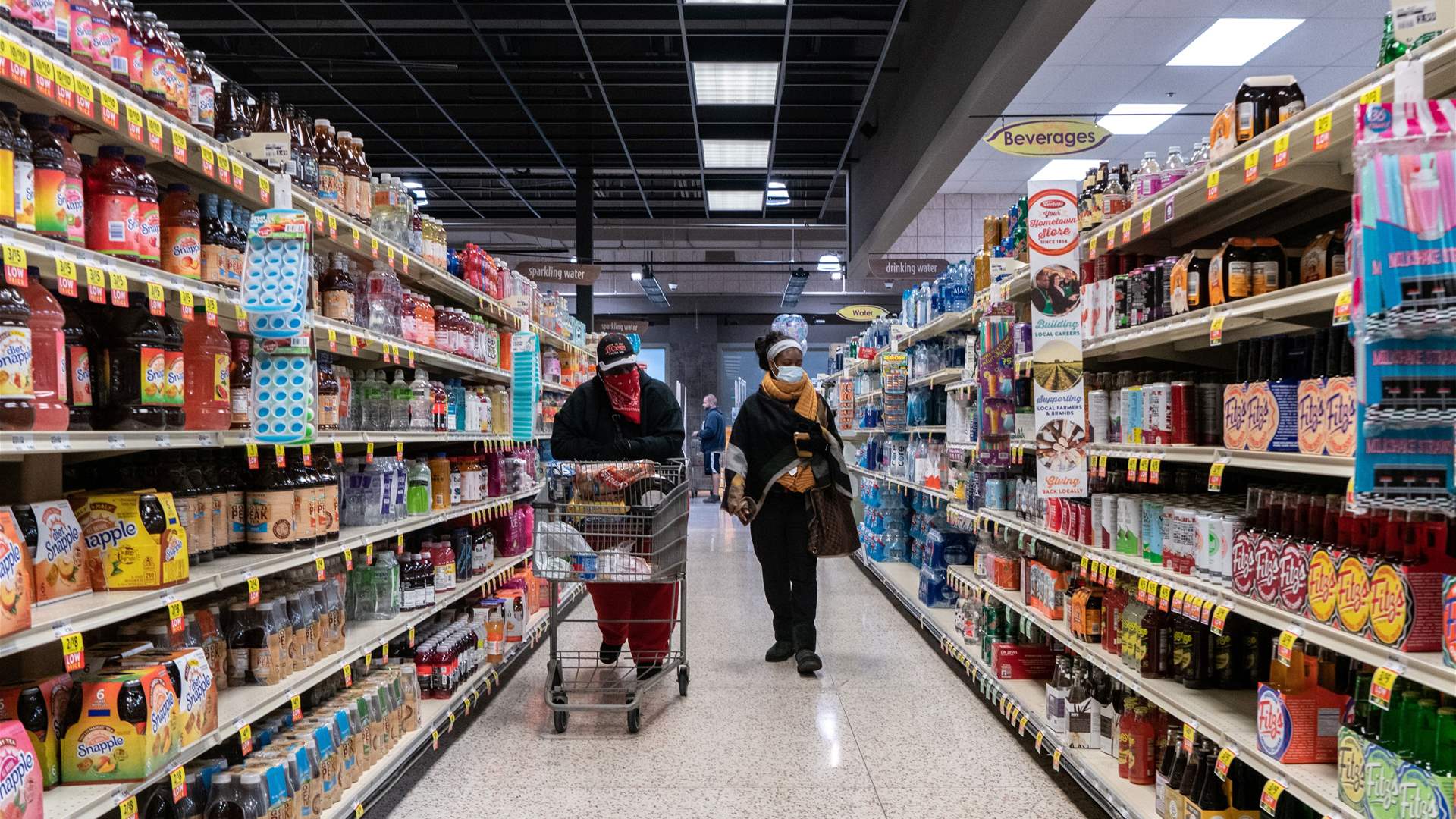 'Stubborn' food inflation leaves US shoppers with slim appetite for other goods