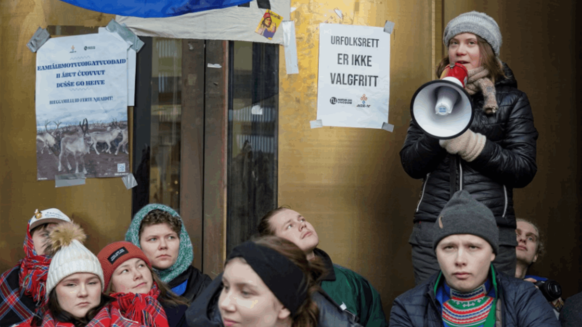 Thunberg, indigenous protesters block Norway energy ministry over wind farms