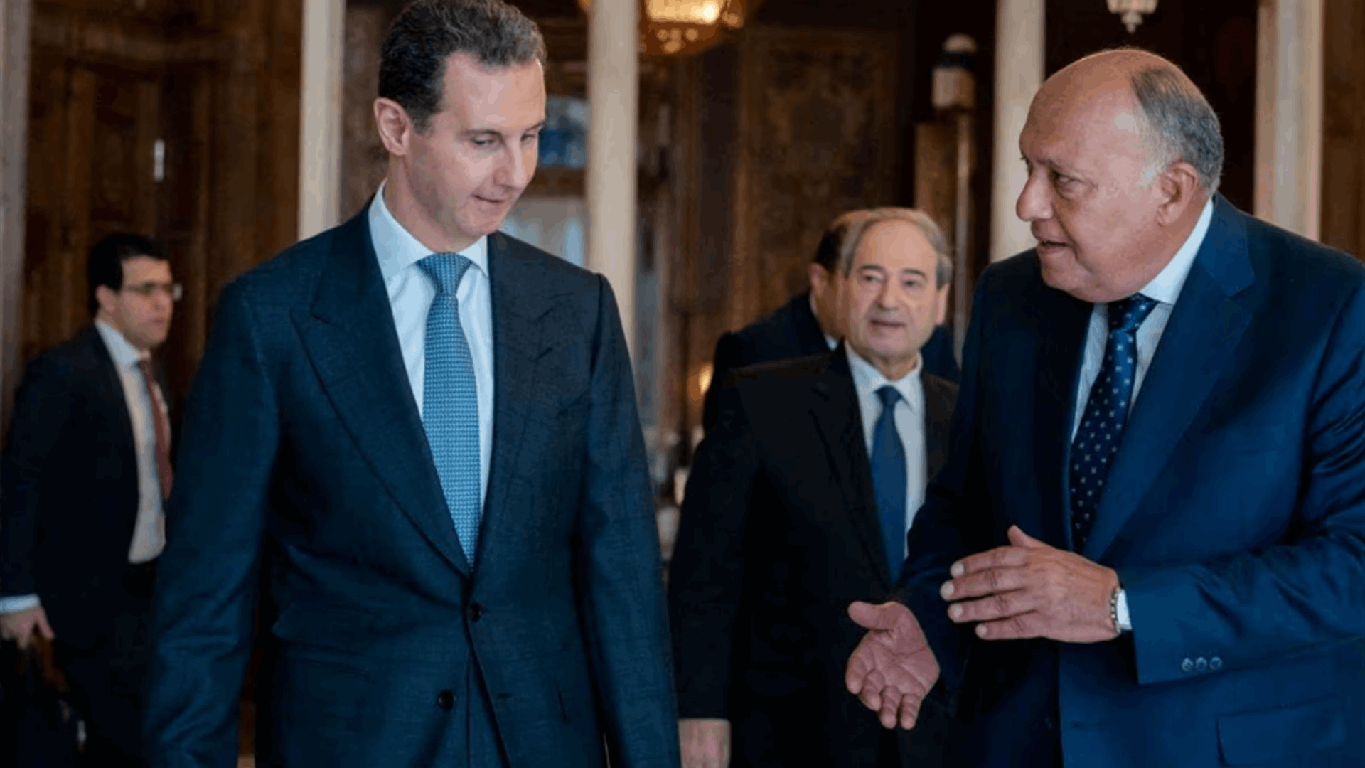 Egypt&#39;s foreign minister breaks ice with visits to Syria and Turkey