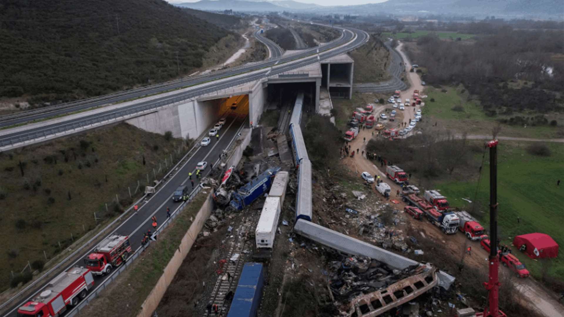 Two trains collide in Greece, at least 36 killed, dozens injured