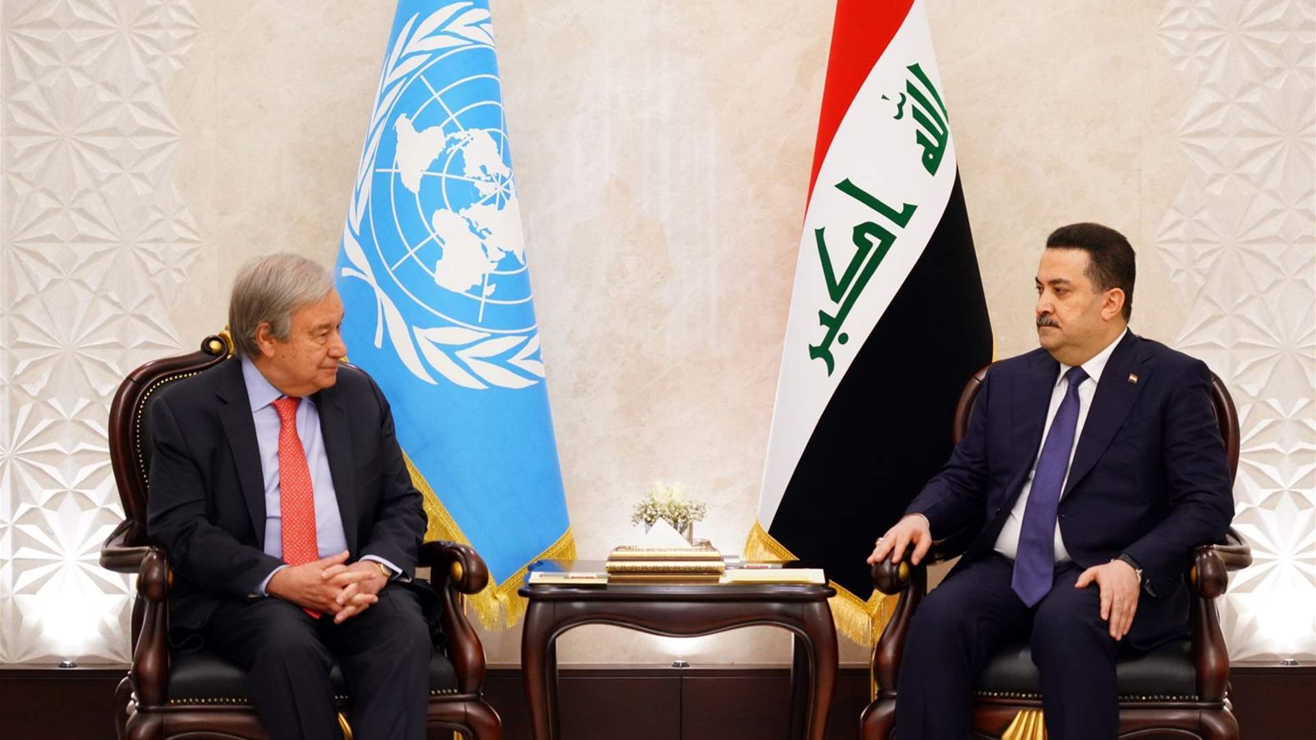 السوداني يستقبل غوتيريش: استعراضٌ لآفاق التعاون في ملفات النازحين والدور الدولي المطلوب