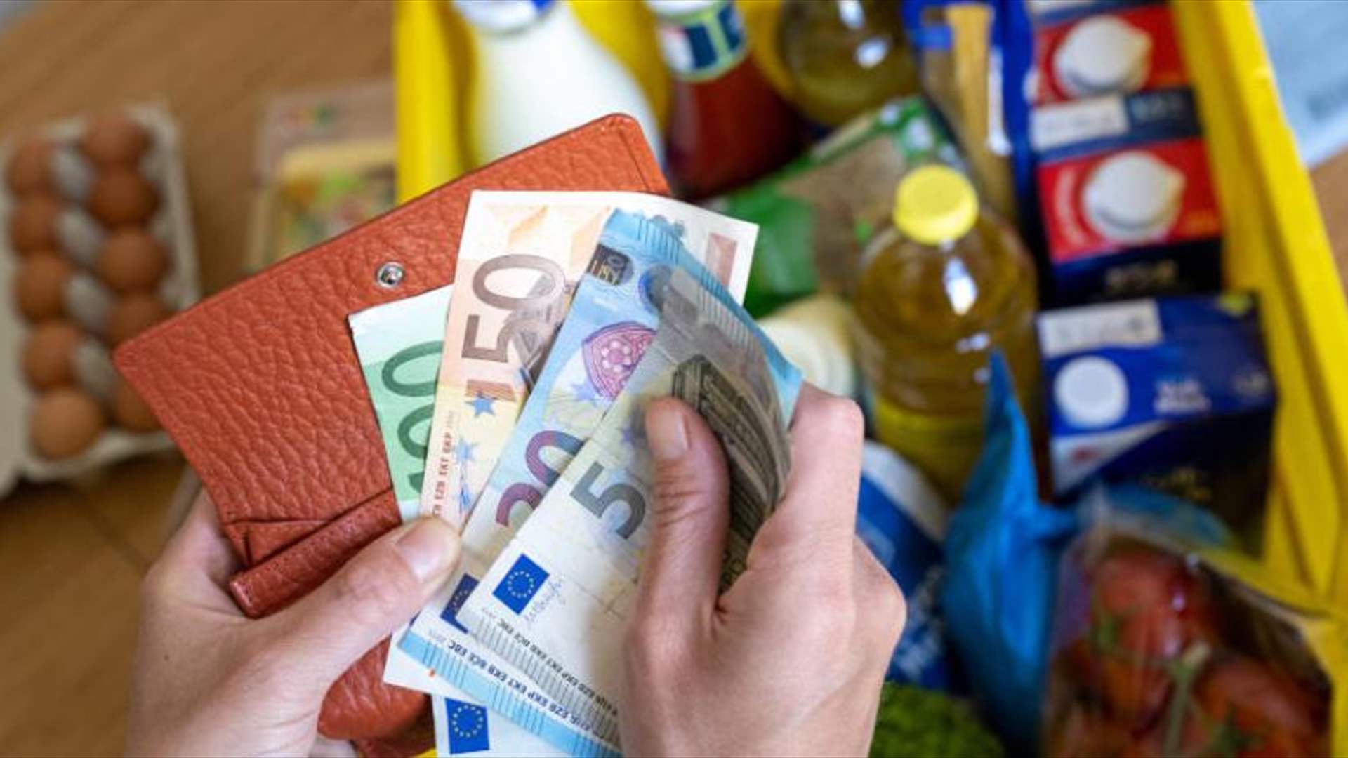 ارتفاع أسعار المواد الغذائية أوقف تراجع التضخم في منطقة اليورو