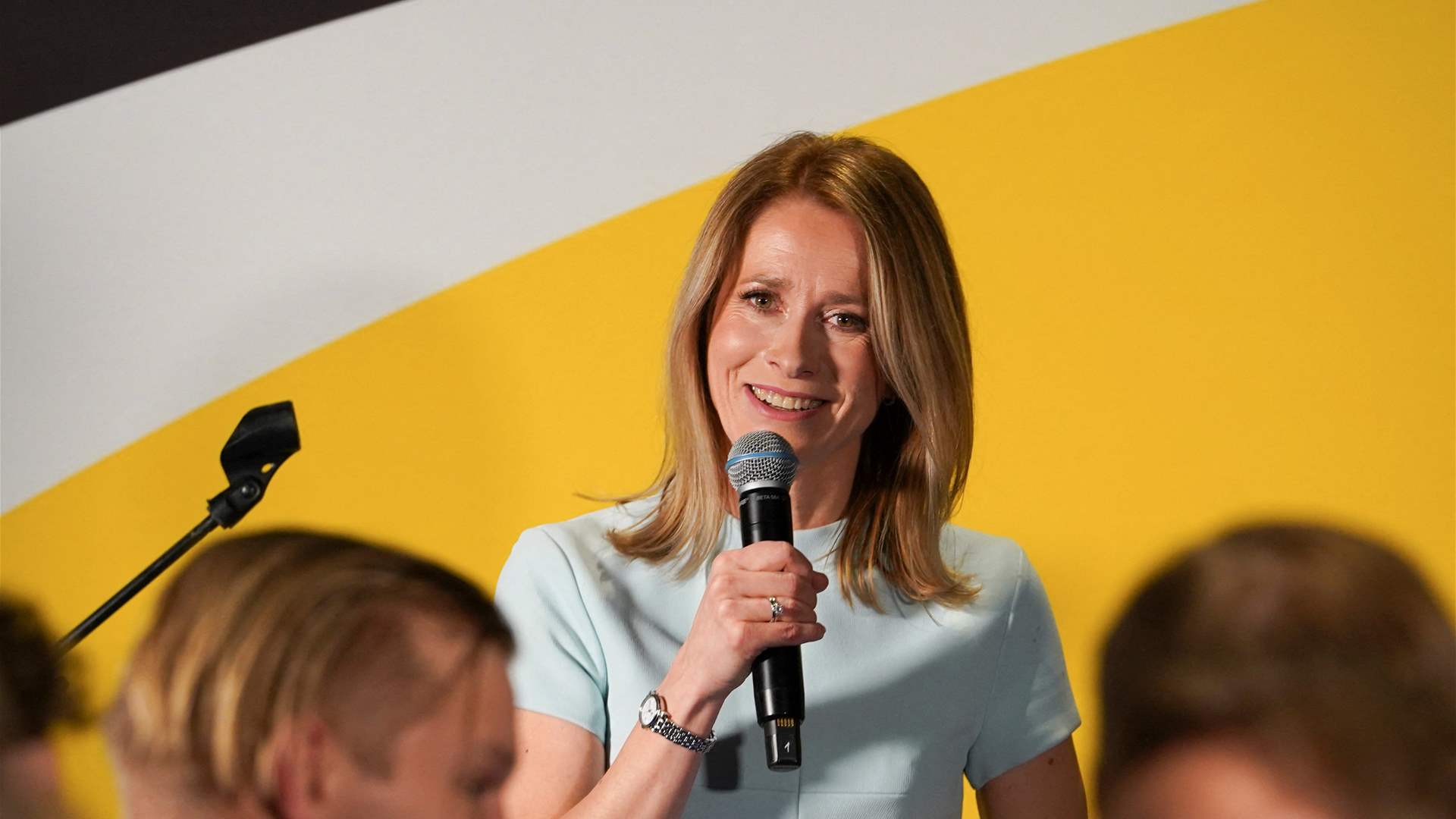 Estonia's Kallas in first place in parliamentary election