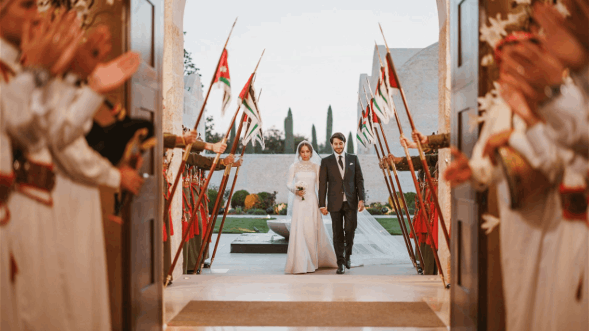 Jordan's King Abdullah and Queen Rania's eldest daughter ties the knot