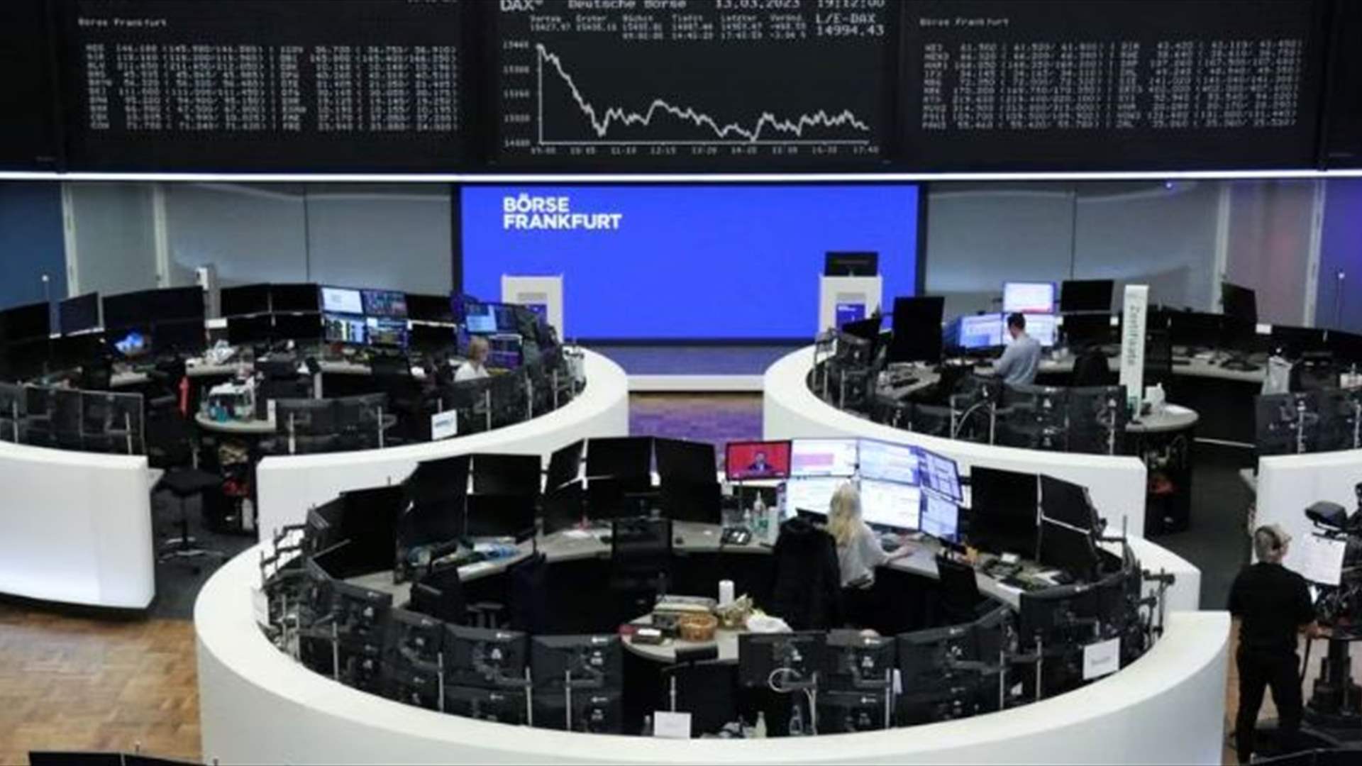 Shares tumble as stress creeps into markets