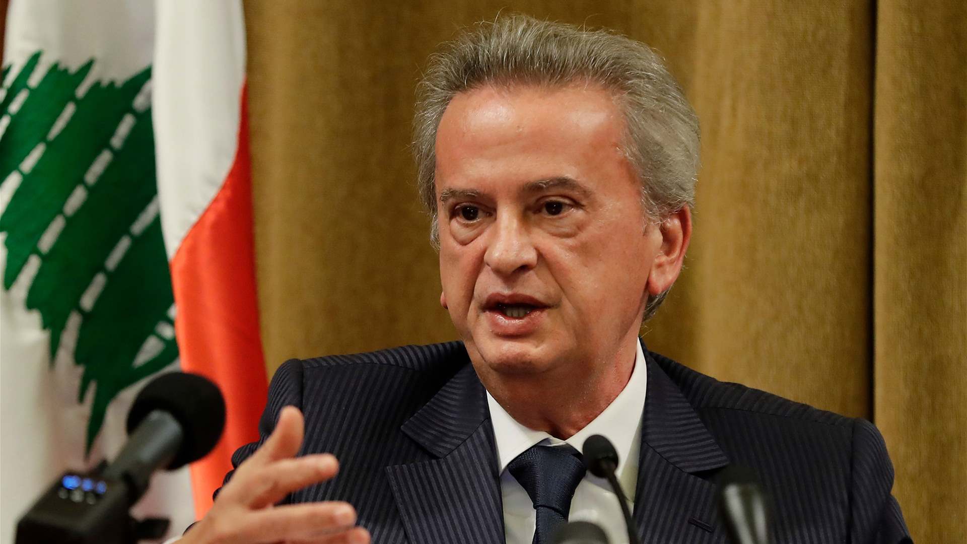Salameh attends hearing session with French and European delegations