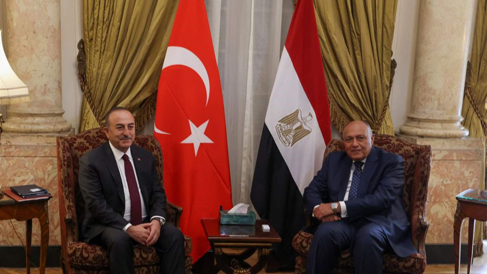 Egyptian, Turkey FMs meet in Cairo as ties thaw 