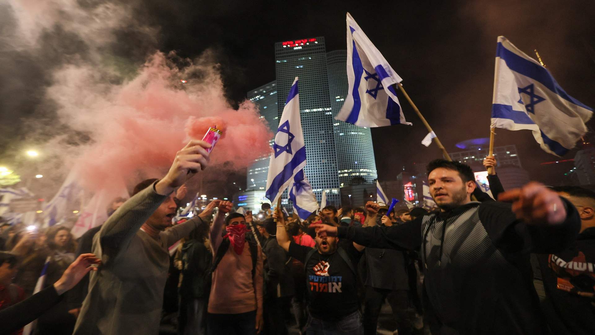 آلاف الإسرائيليين يحتجون للأسبوع الحادي عشر على مشروع إصلاح قضائي