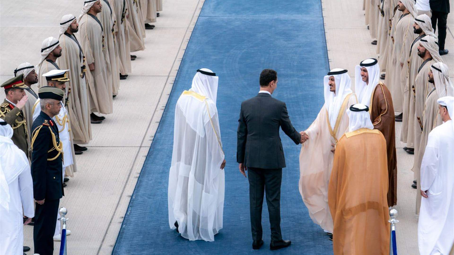 Syrian president Bashar Al-Assad arrives in the UAE for official visit