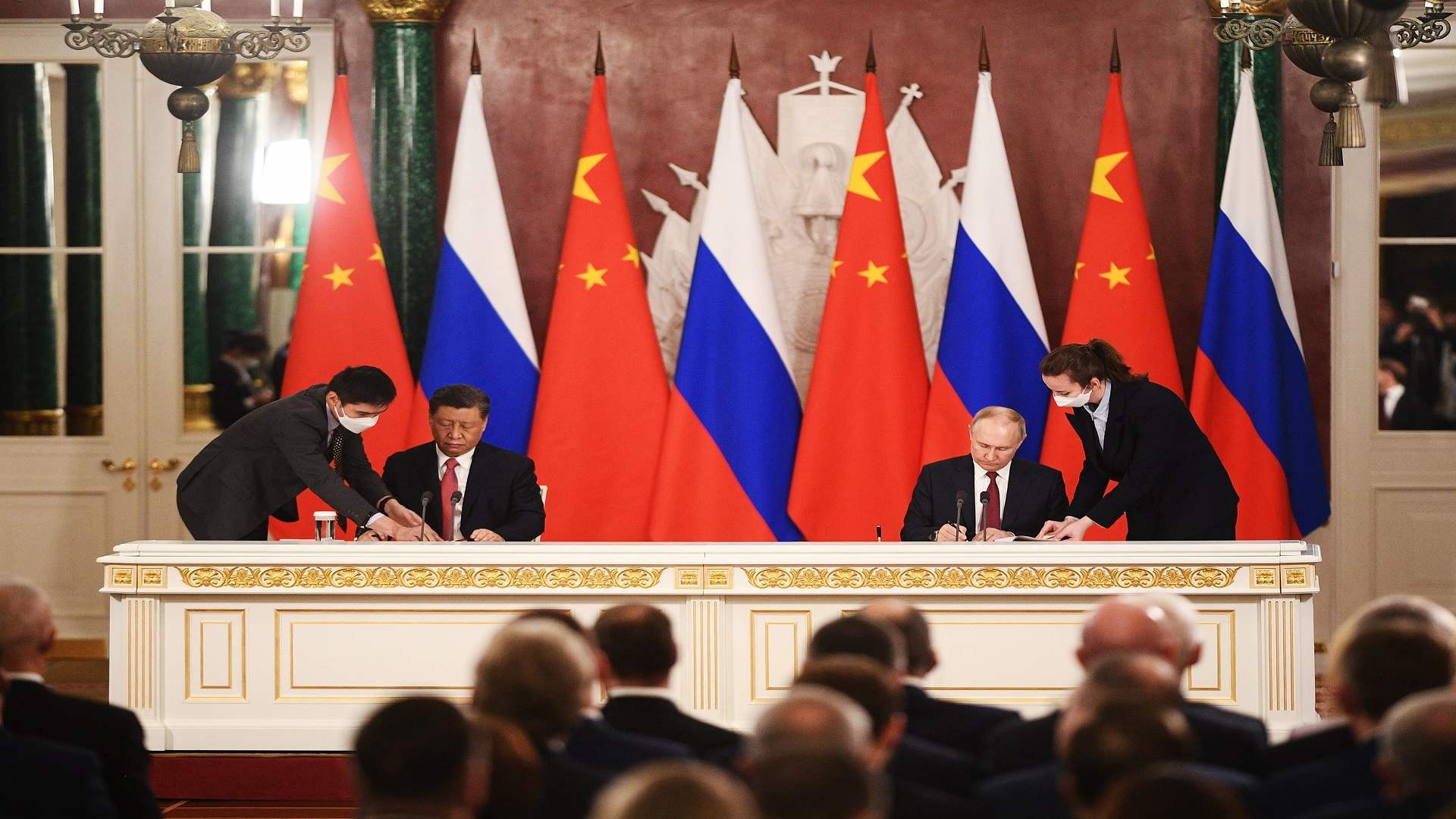 شي يعلن أنه وقع اتفاقا مع بوتين من أجل &quot;حقبة جديدة&quot; في العلاقات الروسية-الصينية