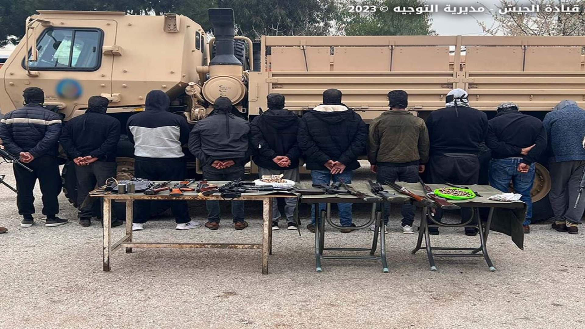 الجيش: توقيف 11 مطلوباً في بلدات قب الياس ومكسة وبوارج وجديتا