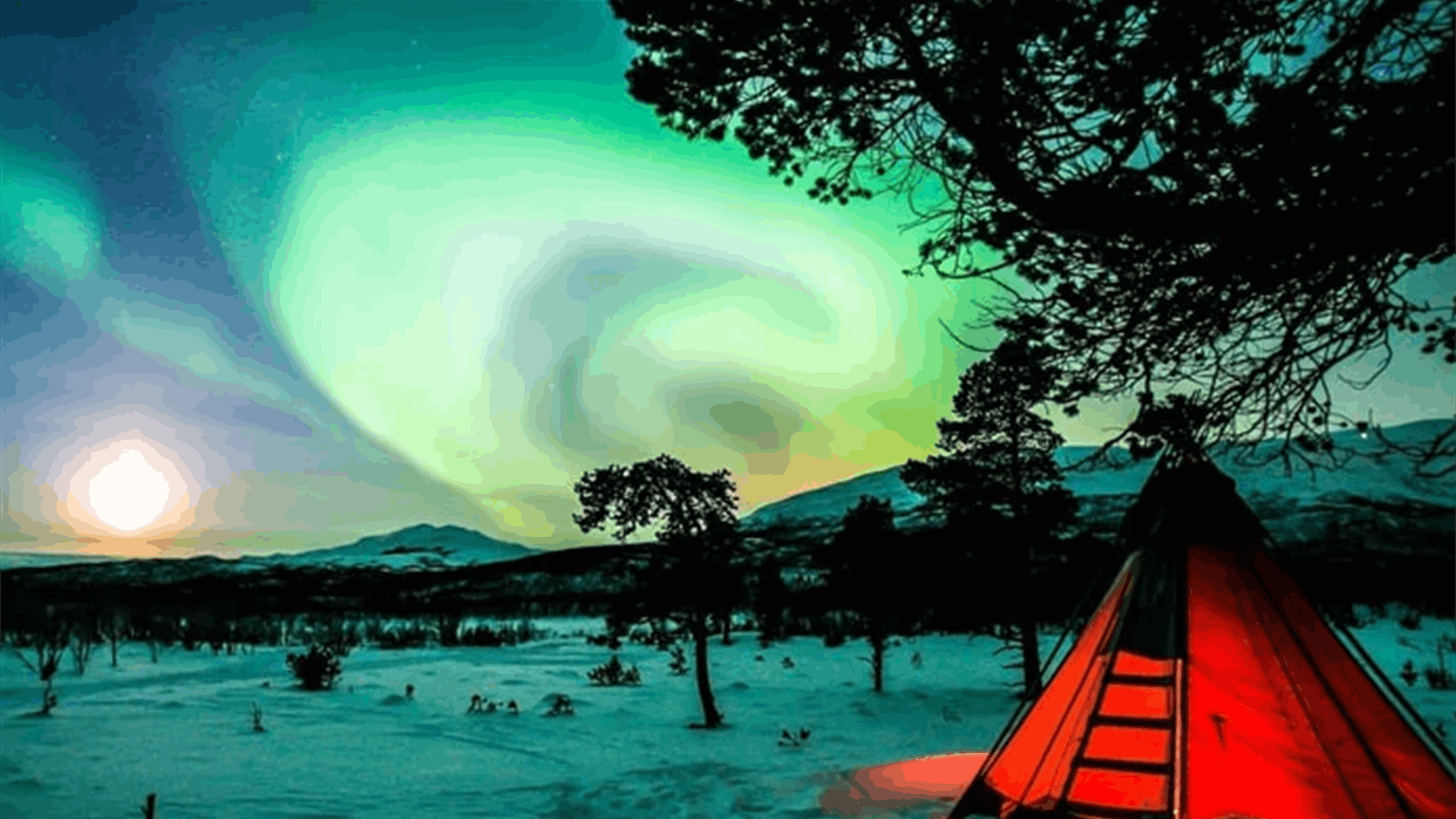 لكشف لغز الشفق القطبي... هالات ضوء اصطناعية تغطي سماء السويد (فيديو)