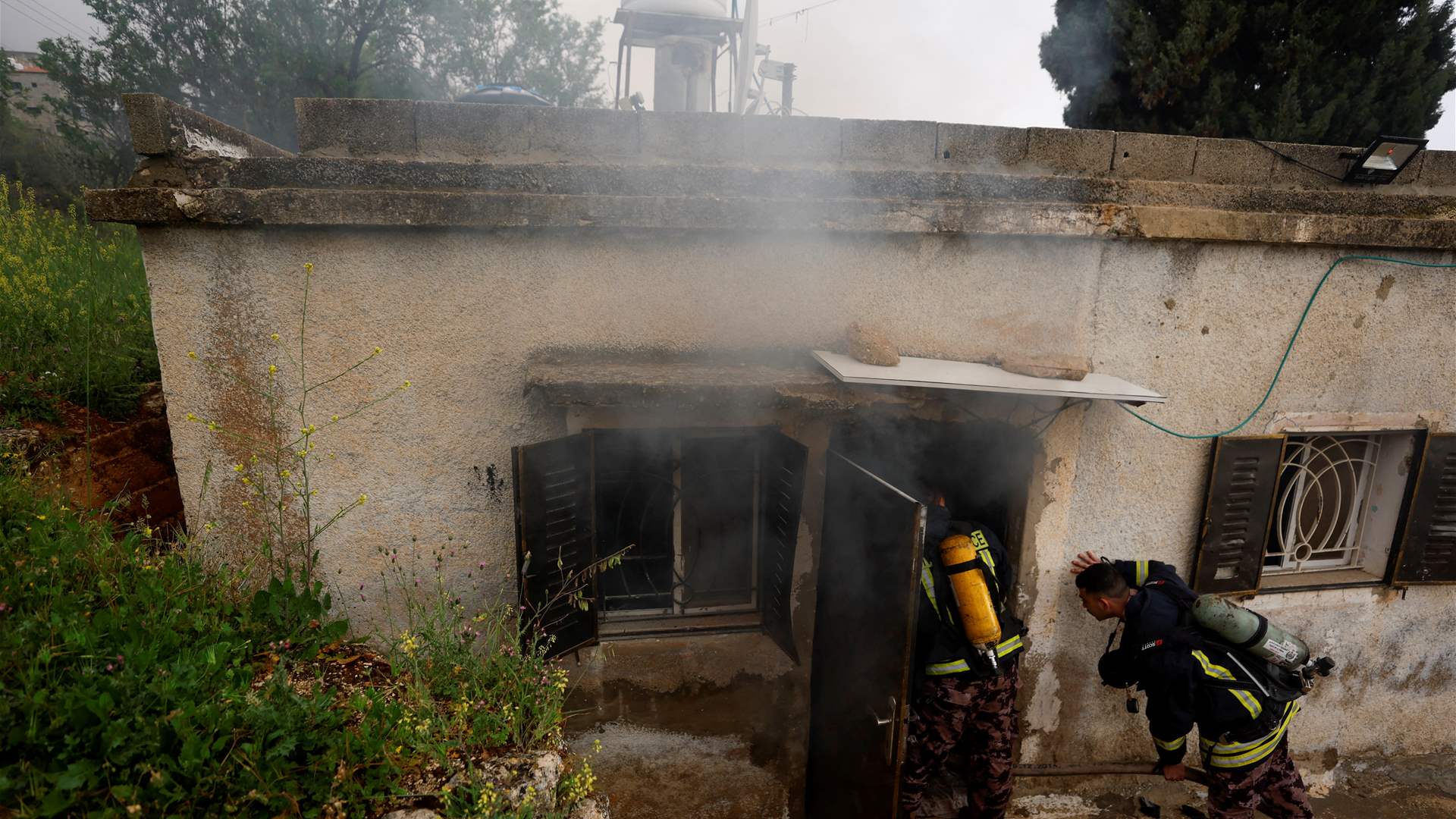 Palestinians accuse settlers of West Bank arson, Israel sees electrical fire
