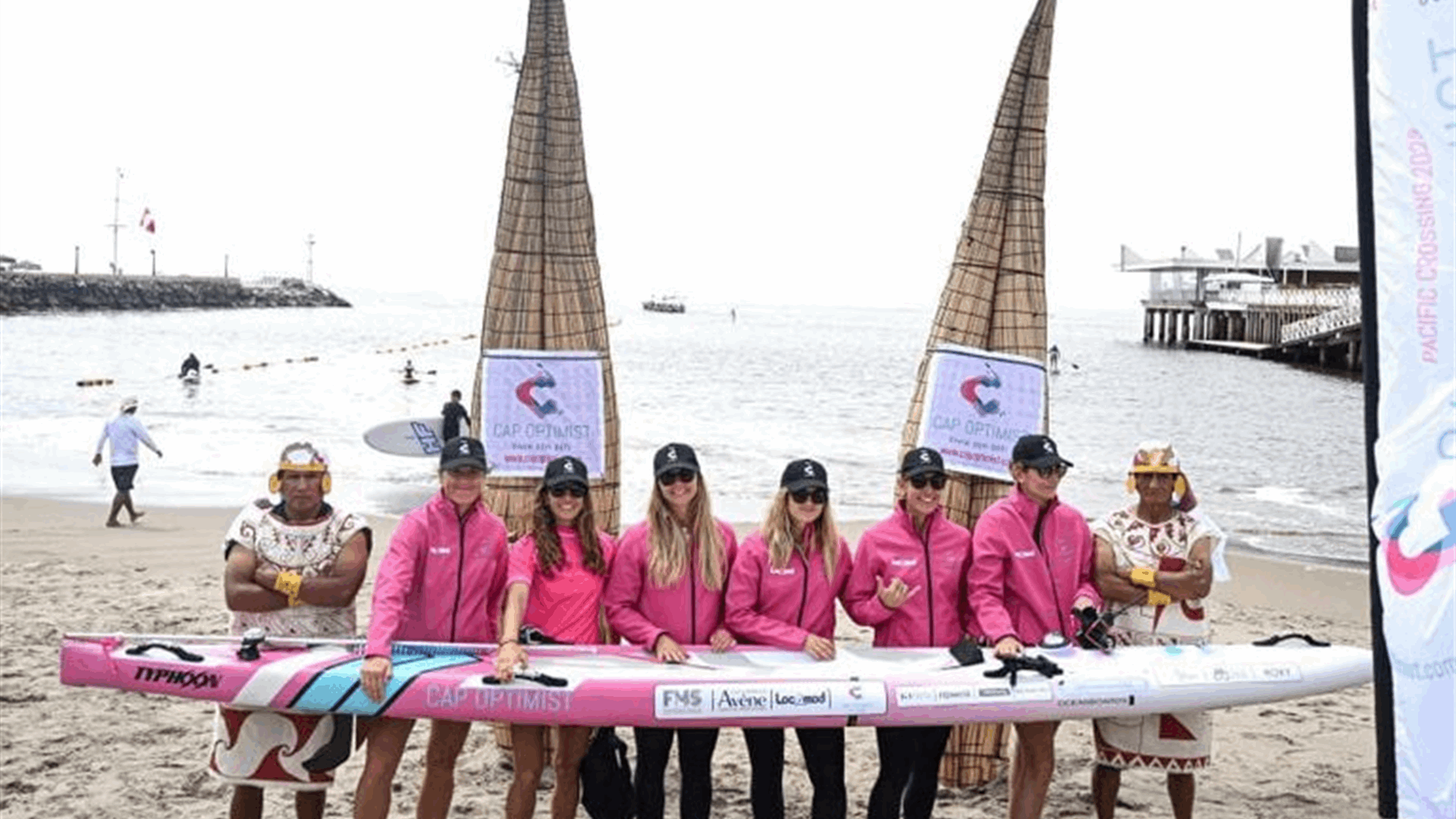 لدعم مرضى السرطان... 6 نساء يجتزن 8 آلاف كيلومتر تجديفاً في المحيط الهادئ