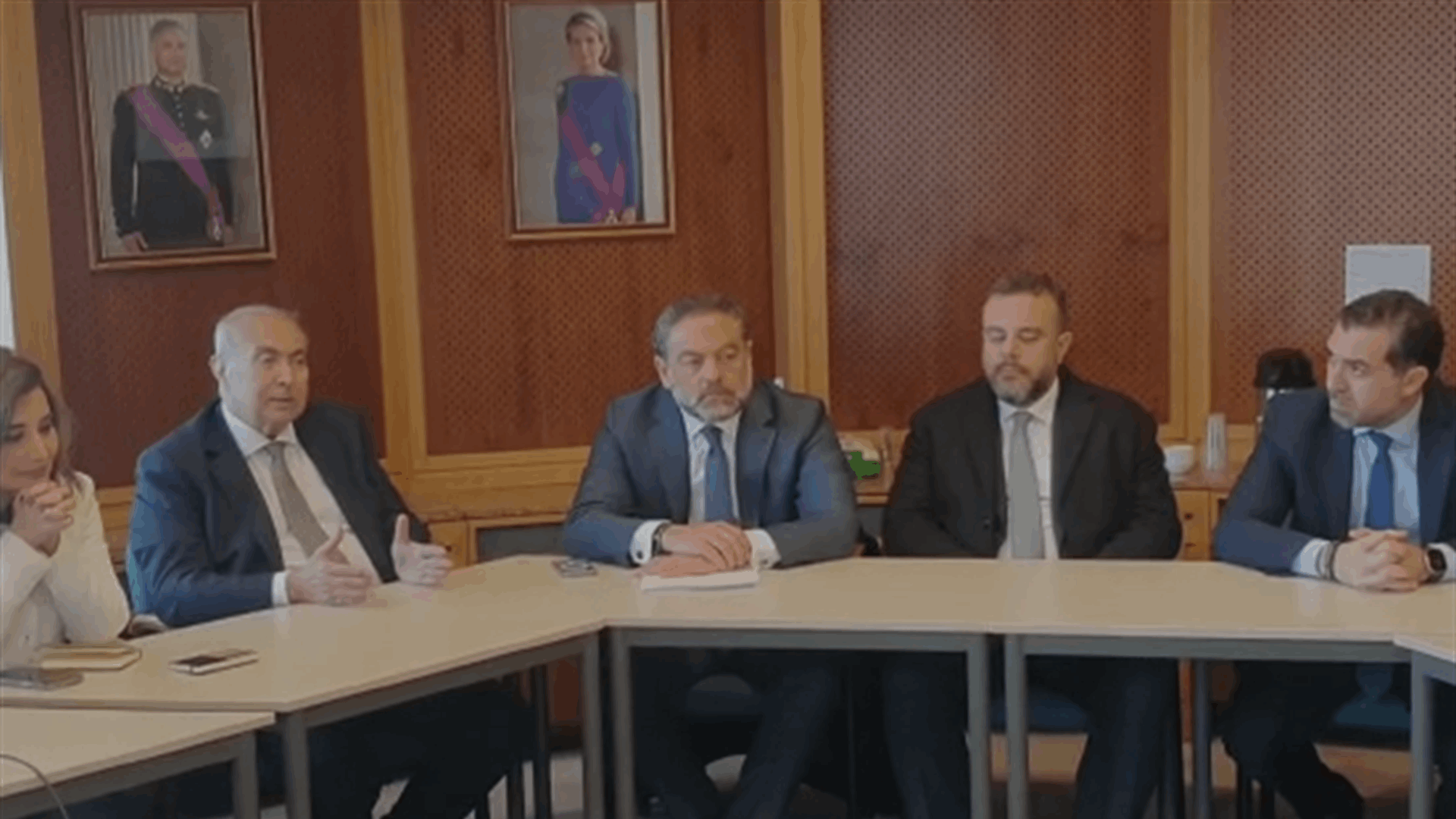 لقاء بين الوفد النيابي اللبناني في بروكسل والمدير العام للخارجية البلجيكية