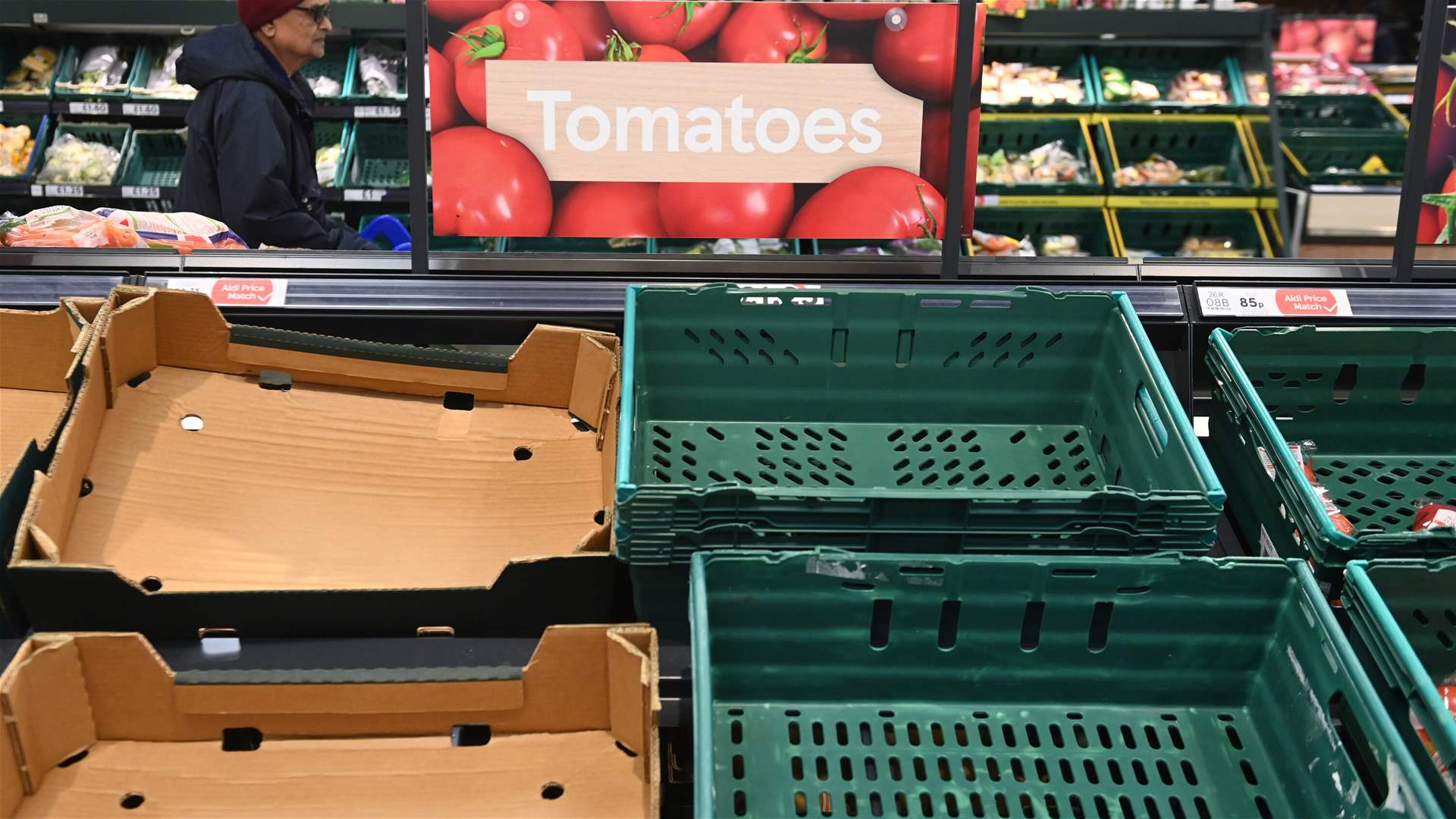 More food shortages could add to Britain&#39;s price pressure