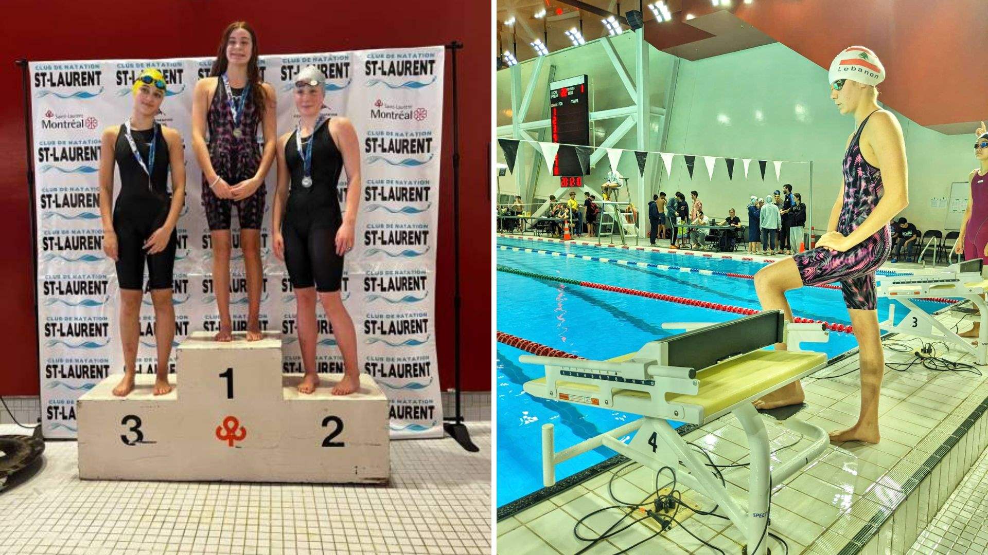 Lebanese Lori Awad shines in Canada, wins four gold medals in swimming  