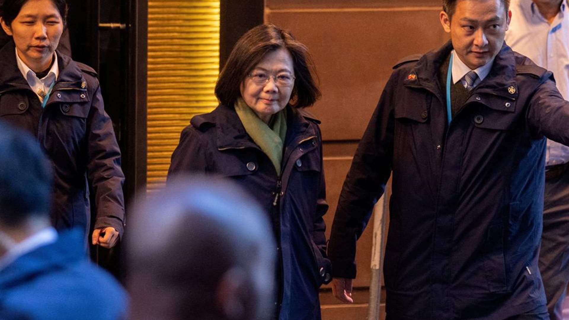 Taiwan calm in face of China raising tensions, President Tsai says in New York 