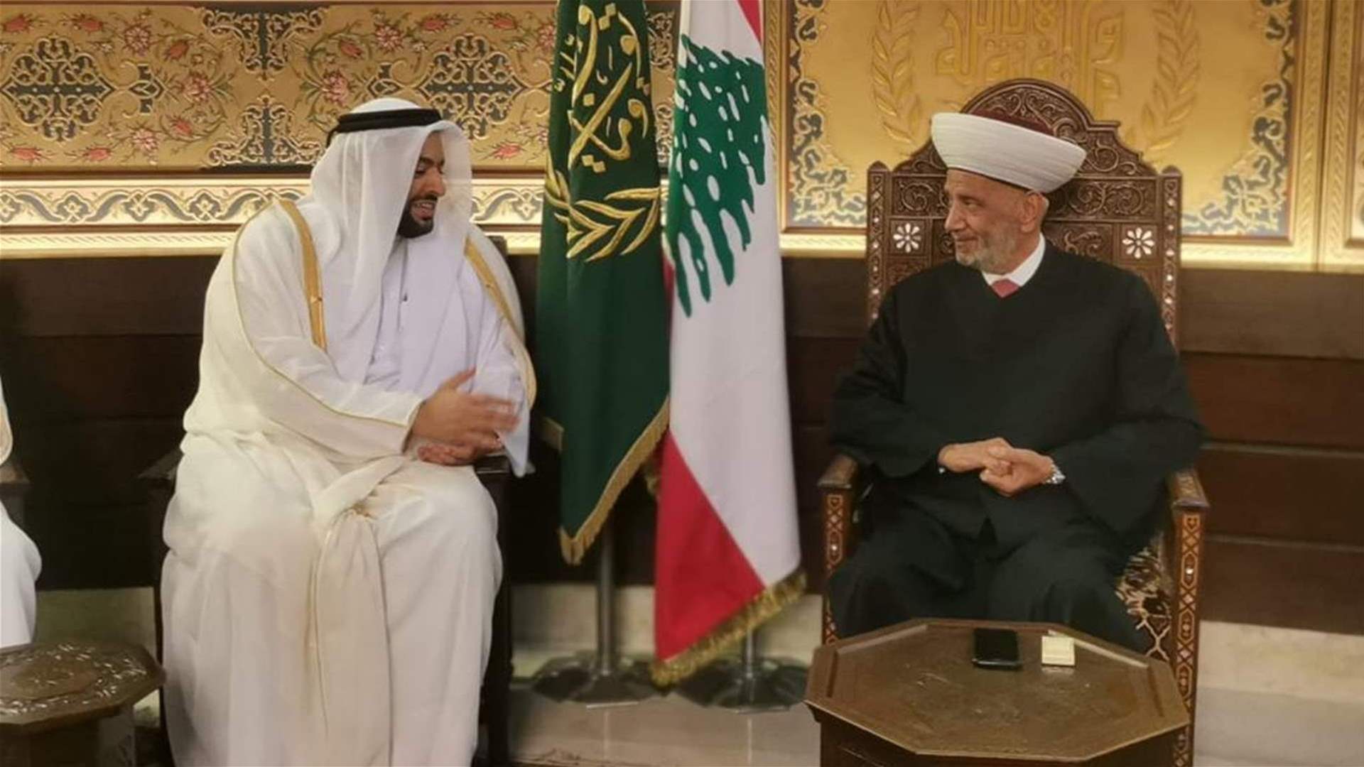 دريان التقى الخليفي.. وتأكيد أهمية استقرار لبنان