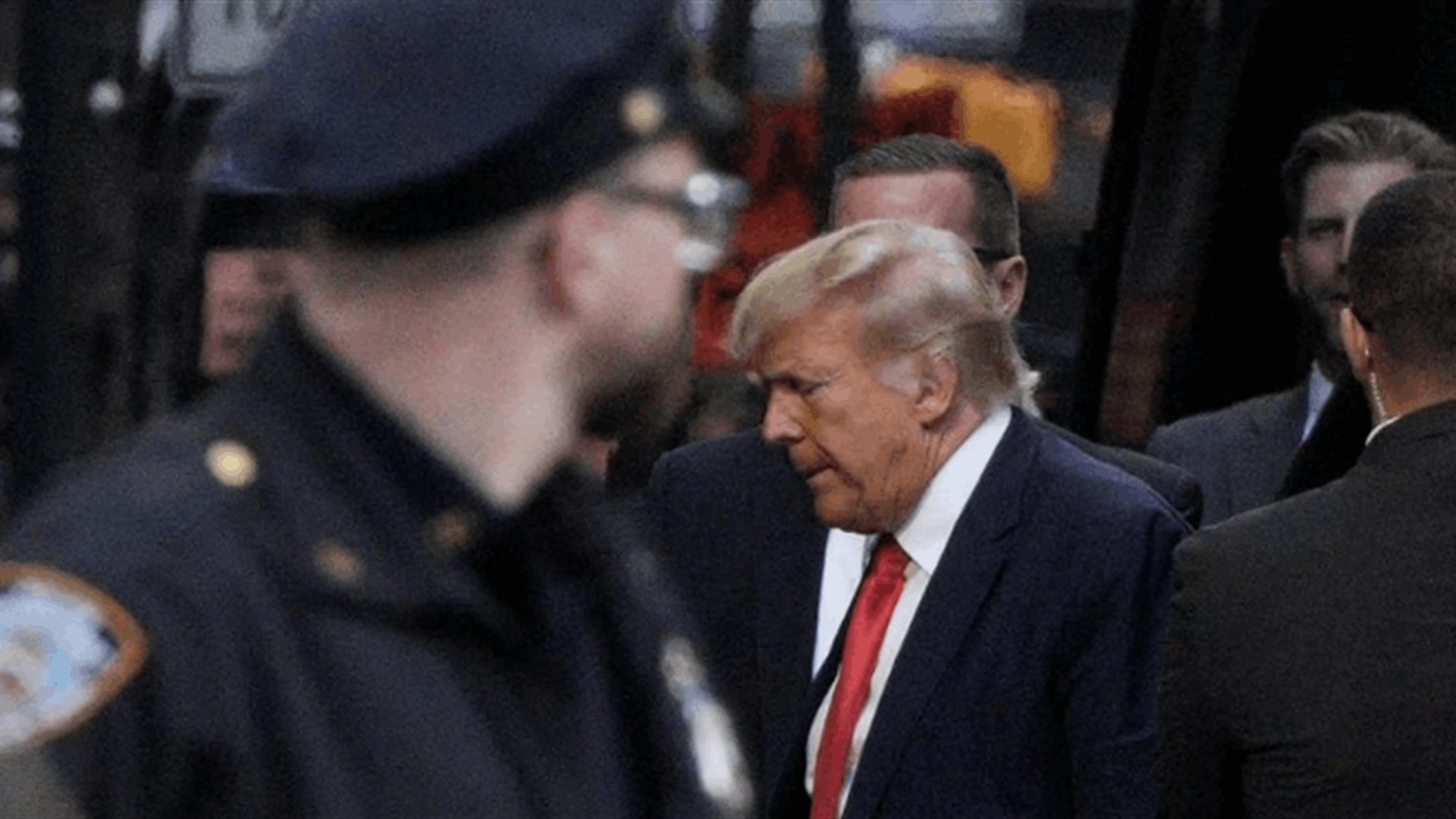 Indicted Trump arrives in New York for his day in court