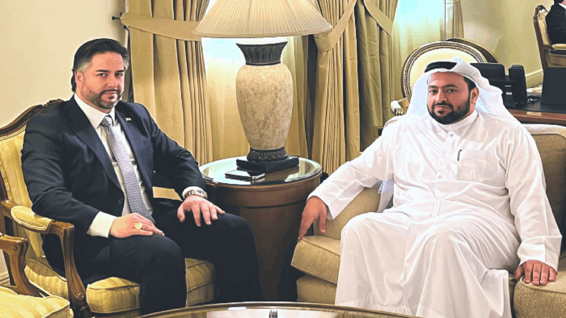 الخليفي التقى وزير الاقتصاد... وتأكيد أهمية استقرار لبنان ووحدته