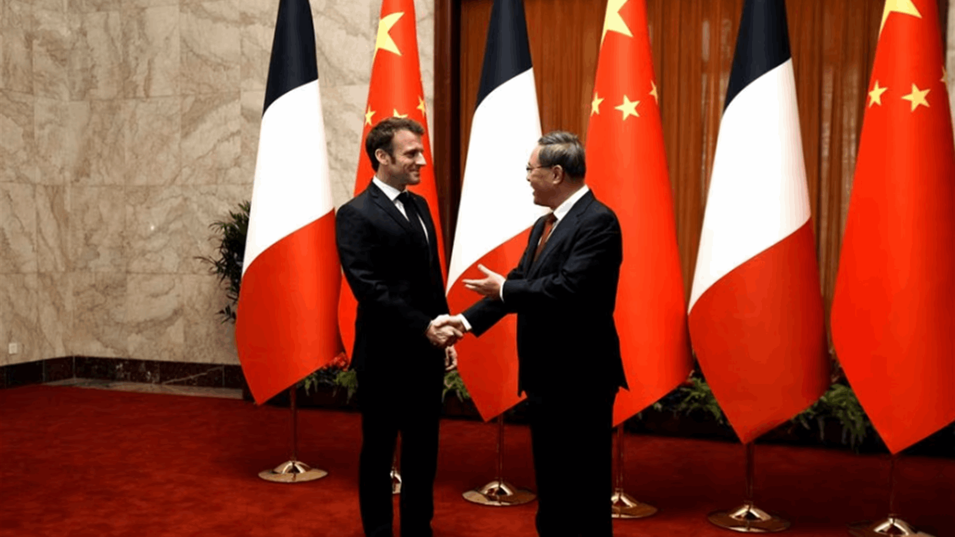 Macron meets China's Li as EU leaders begin Beijing talks