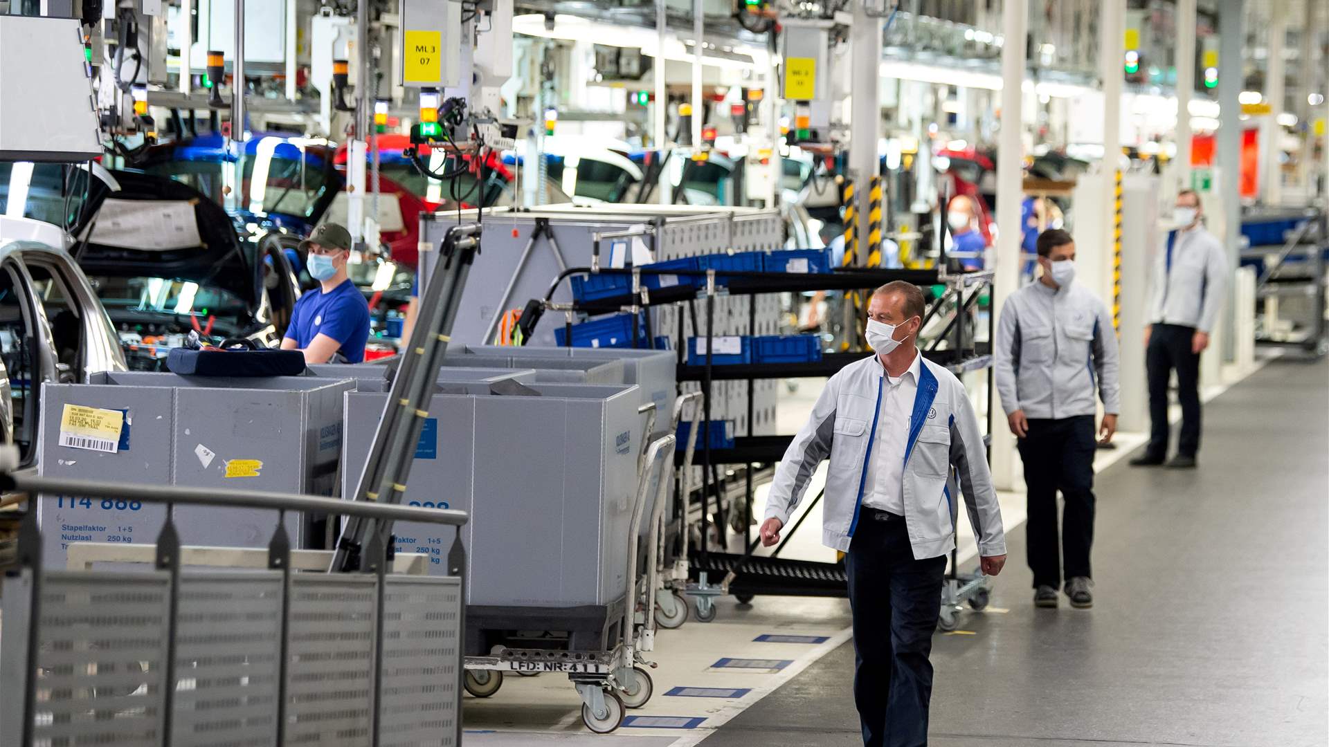 German factory output up more than expected in February