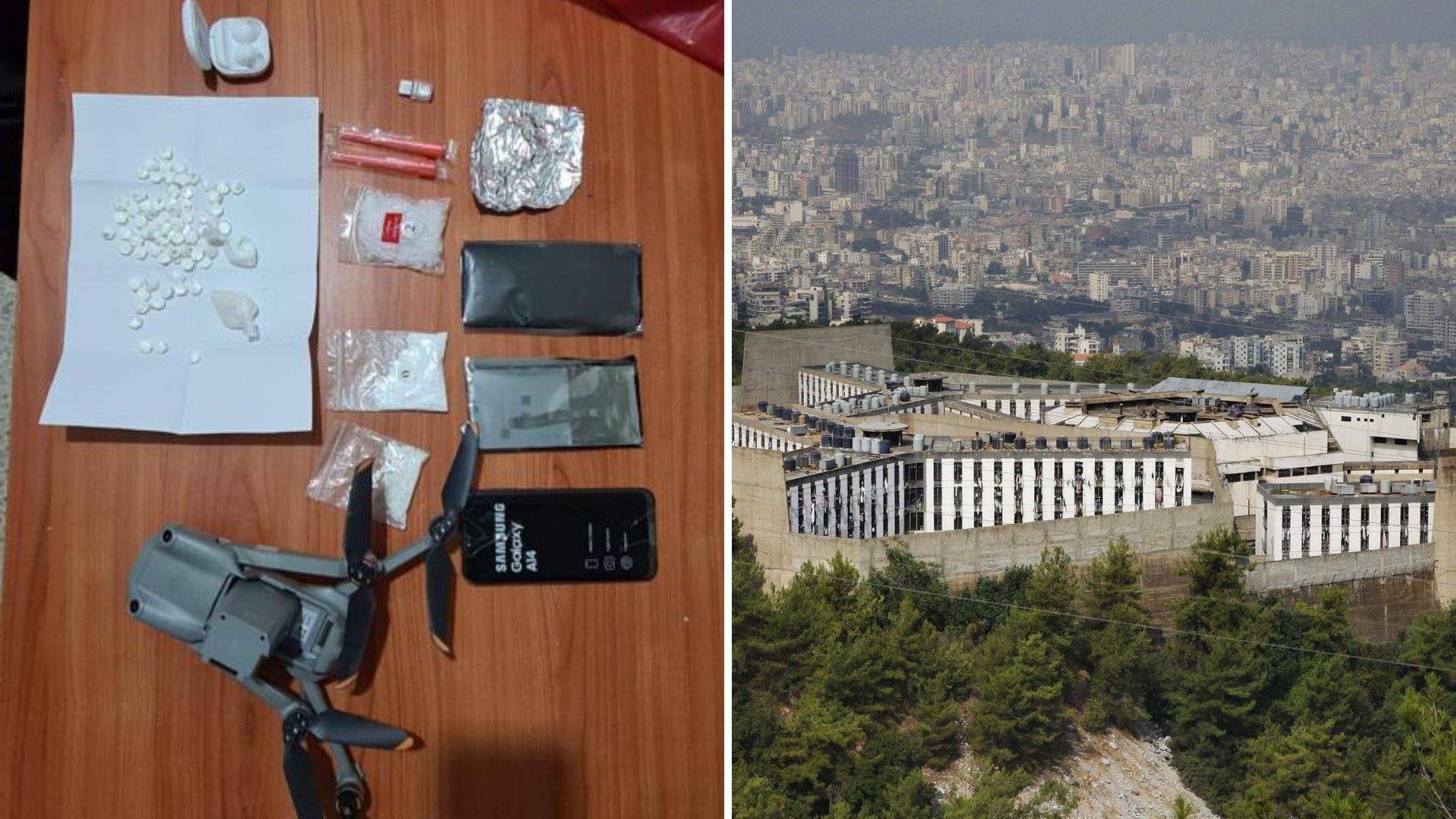 ISF foils operation to smuggle narcotics into Roumieh prison by drone