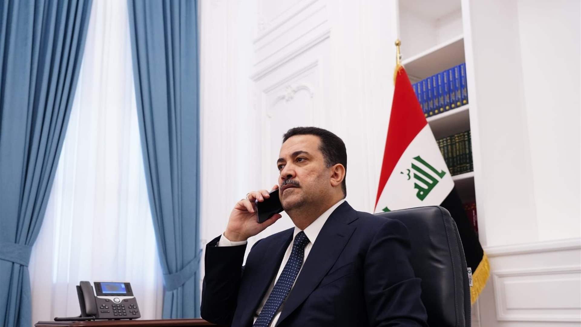 رئيس الوزراء العراقي يتلقّى اتصالاً من الرئيس الأوكراني