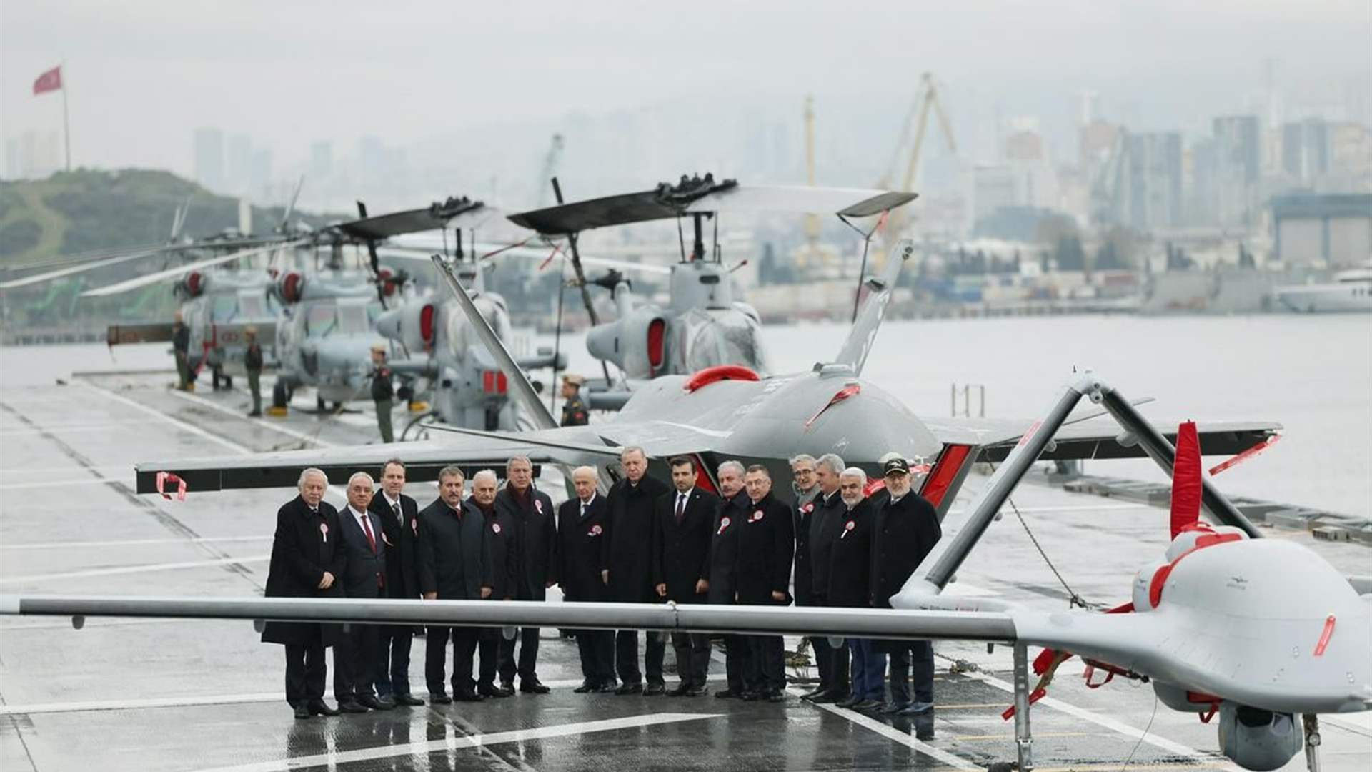 Turkey launches its first amphibious assault ship, eyes drone capabilities