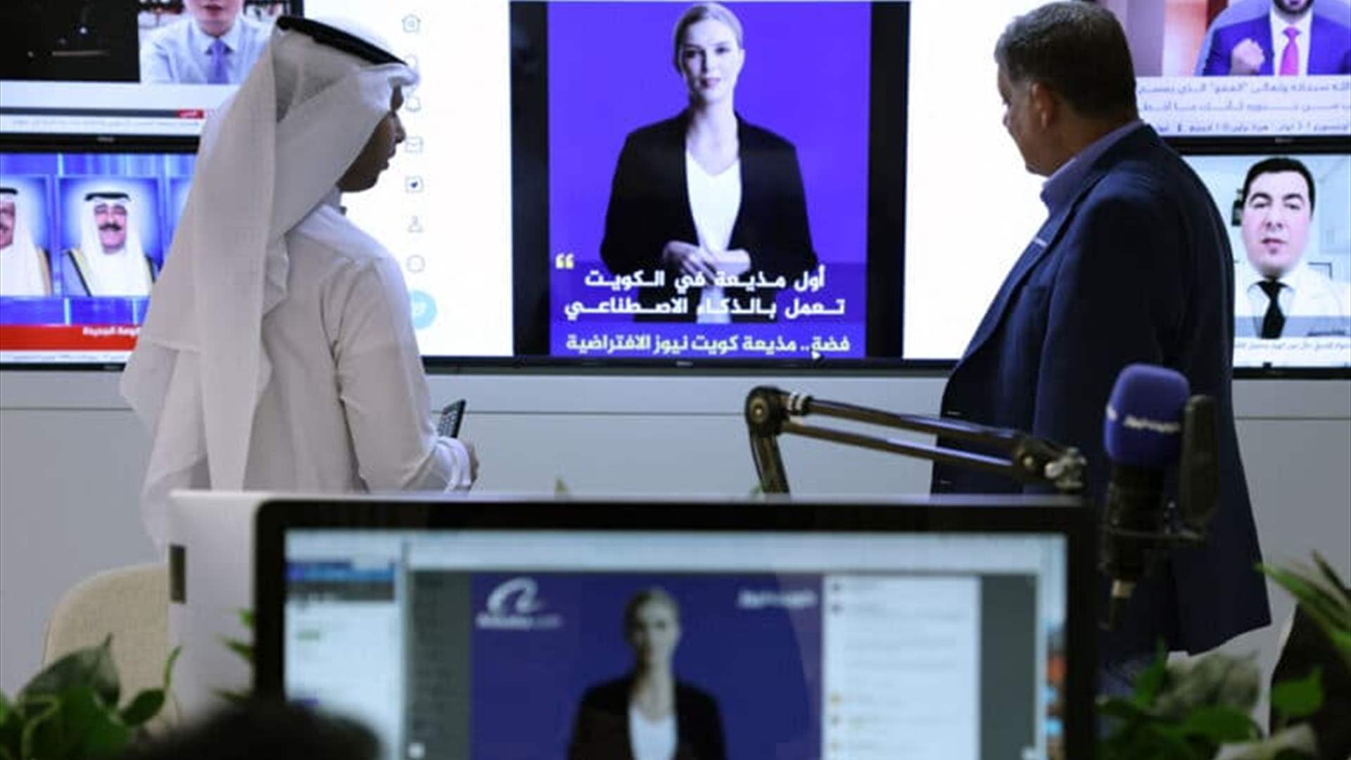 "فضة"... مذيعة افتراضية في الكويت
