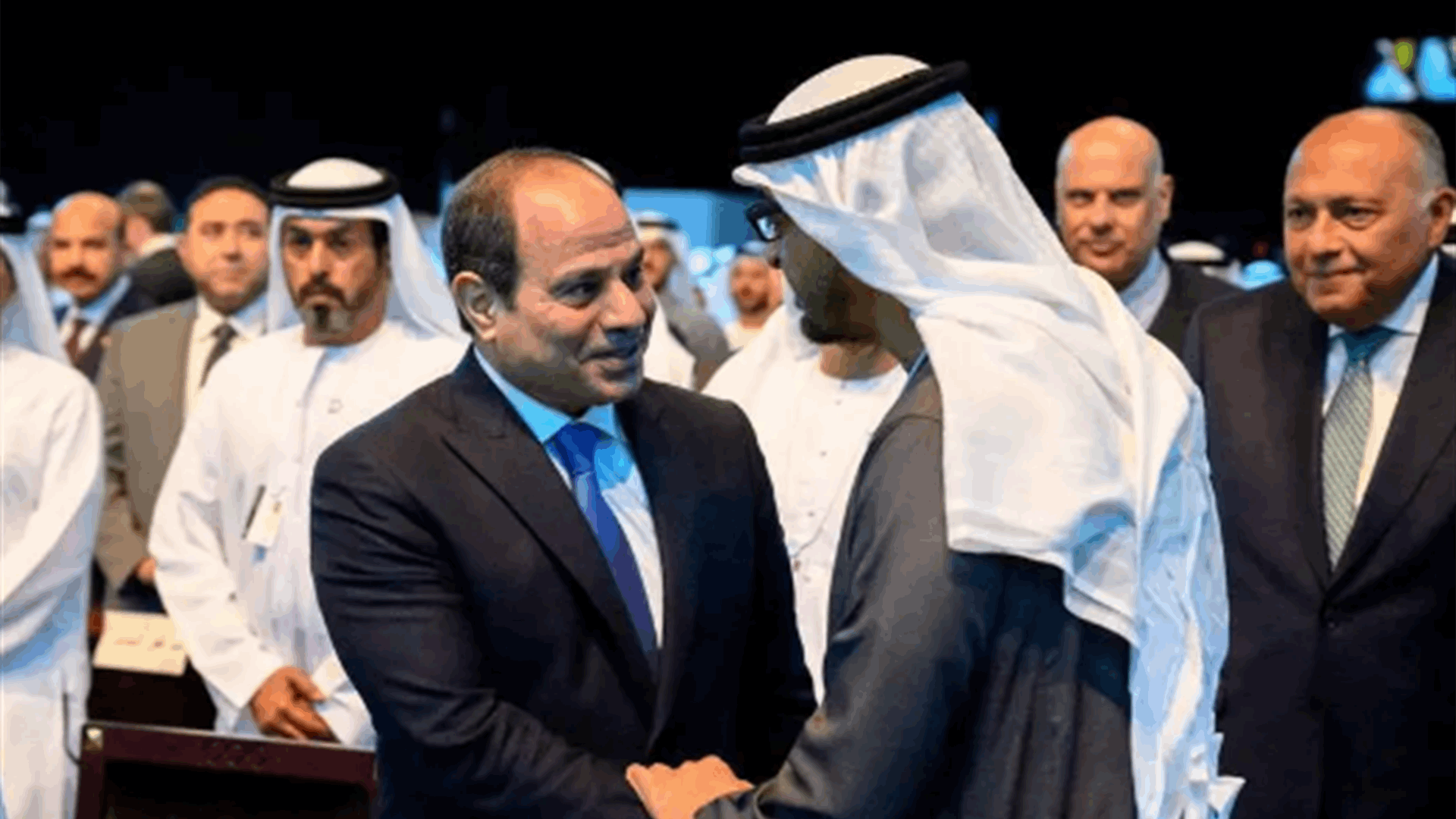 الرئيس الإماراتي في القاهرة