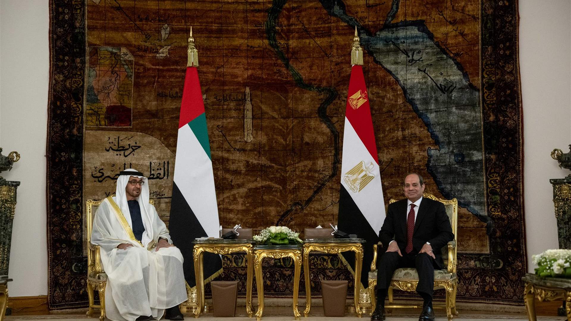  السيسي يستقبل الرئيس الإماراتي في إطار تعزيز العلاقات