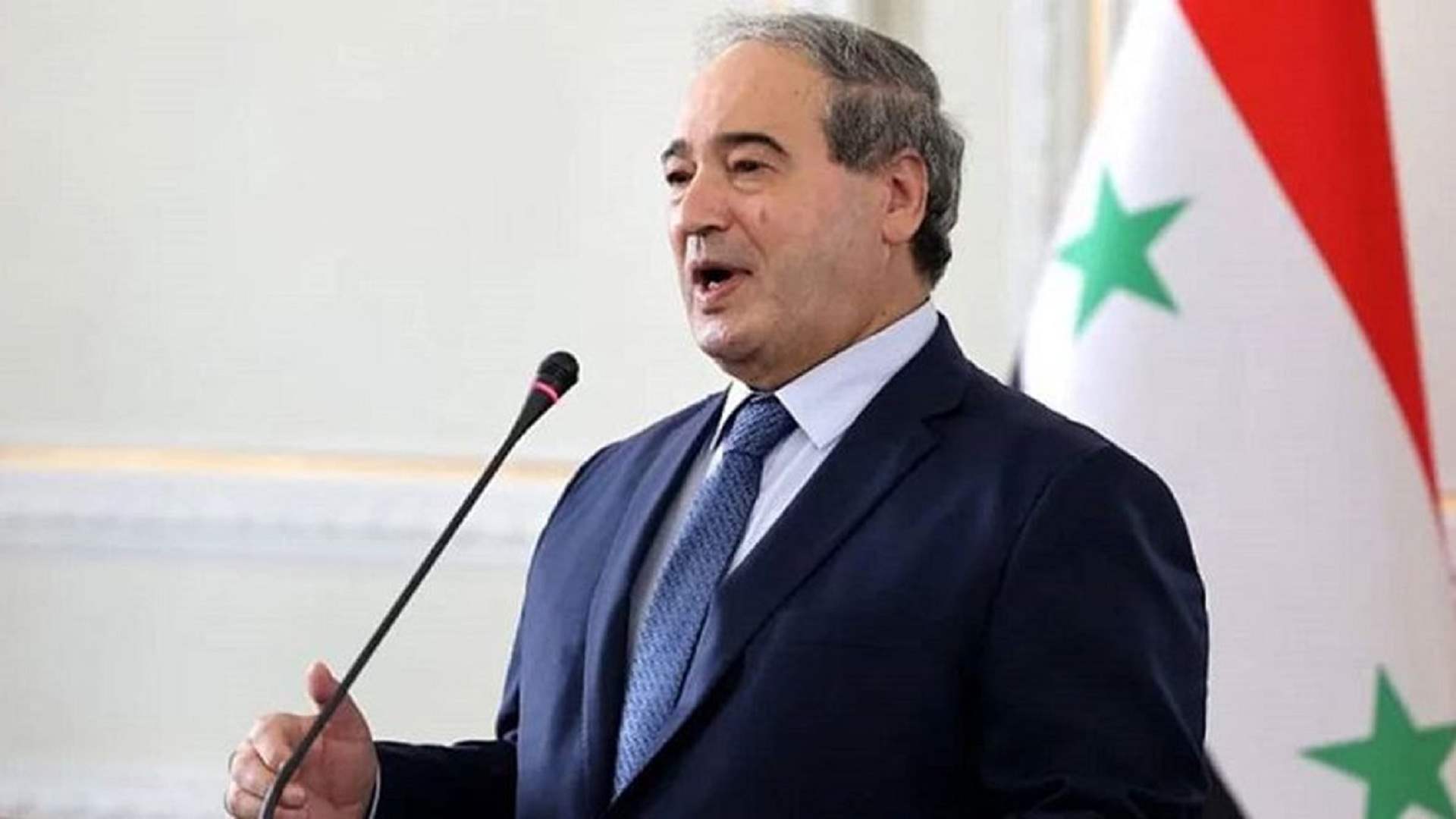 وزير الخارجية السوري في الجزائر