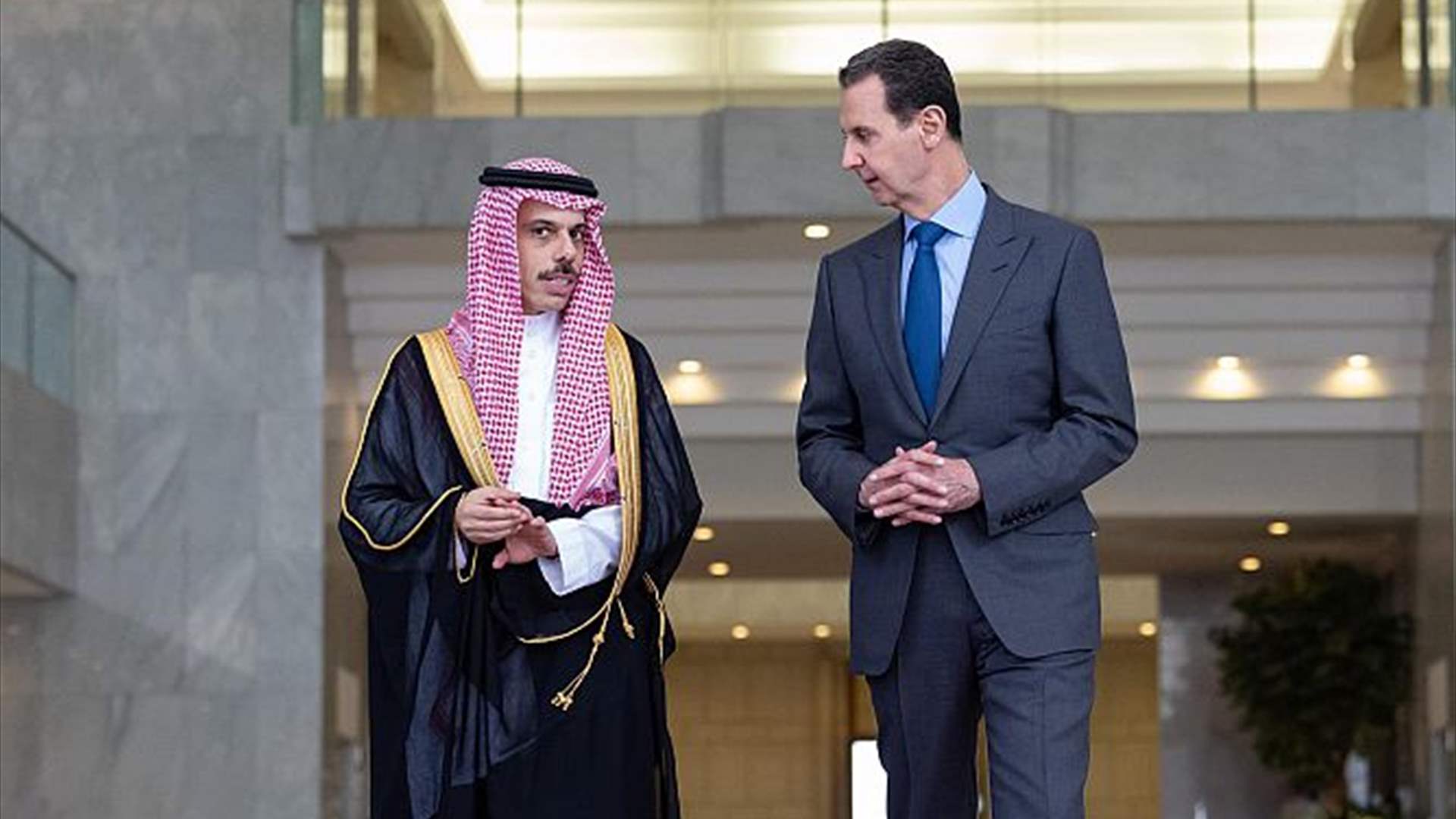 الاسد يستقبل وزير الخارجية السعودي: بحثٌ في الخطوات اللازمة لتحقيق تسوية سياسية شاملة للأزمة السورية