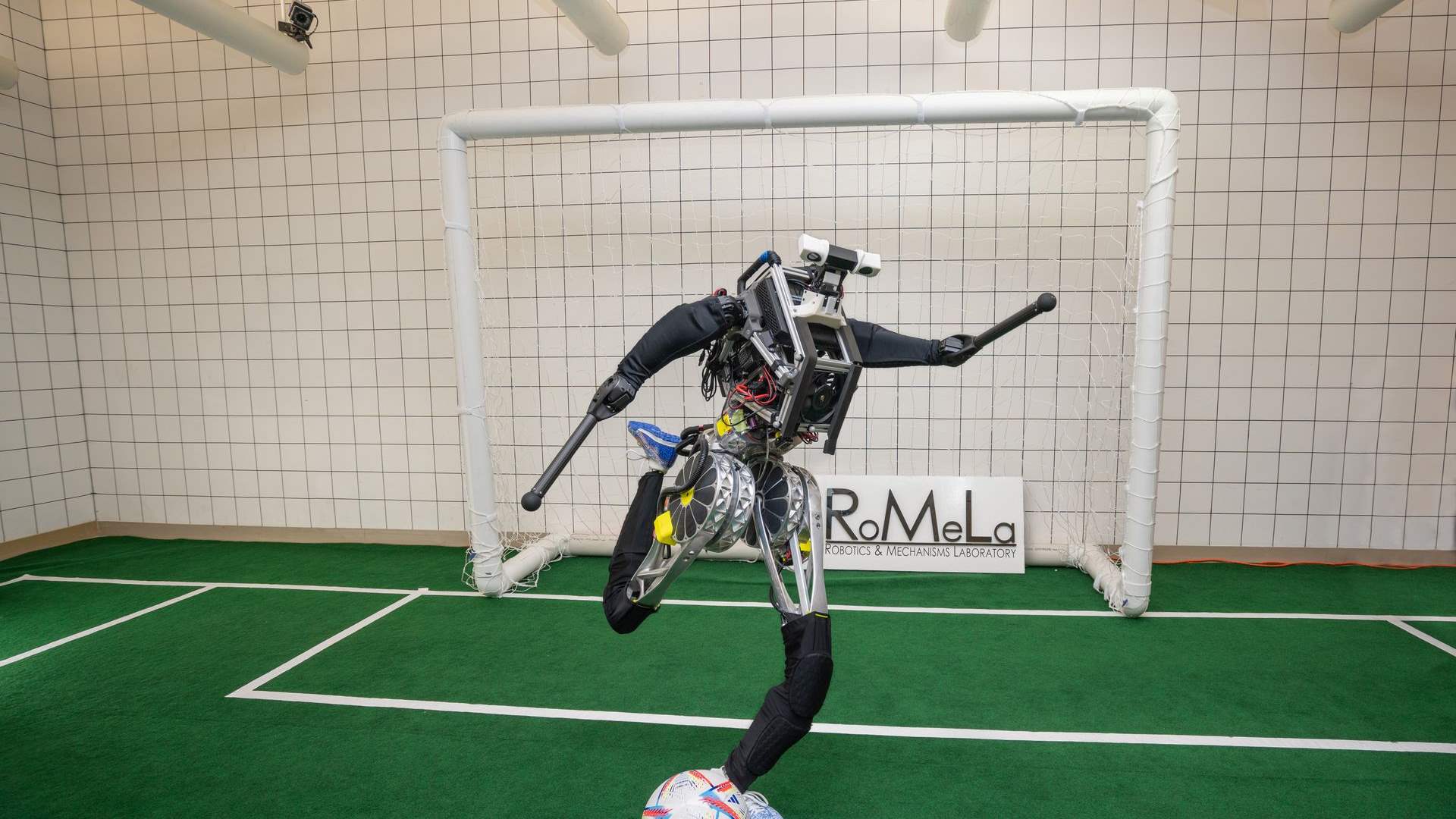 ARTEMIS, a soccer-playing humanoid robot, is ready for the pitch