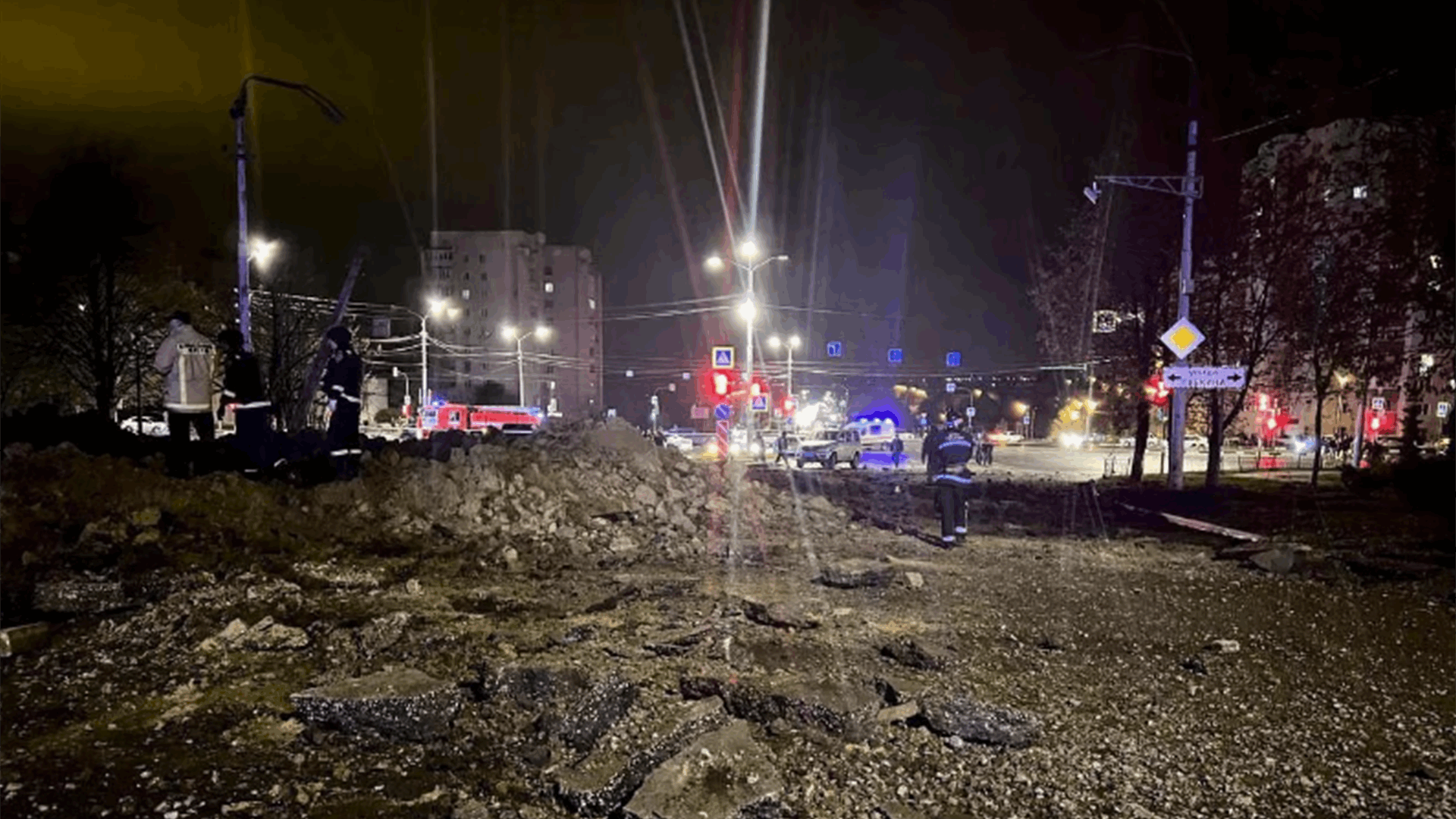 Russia warplane accidentally fires into city near Ukraine, injuring three