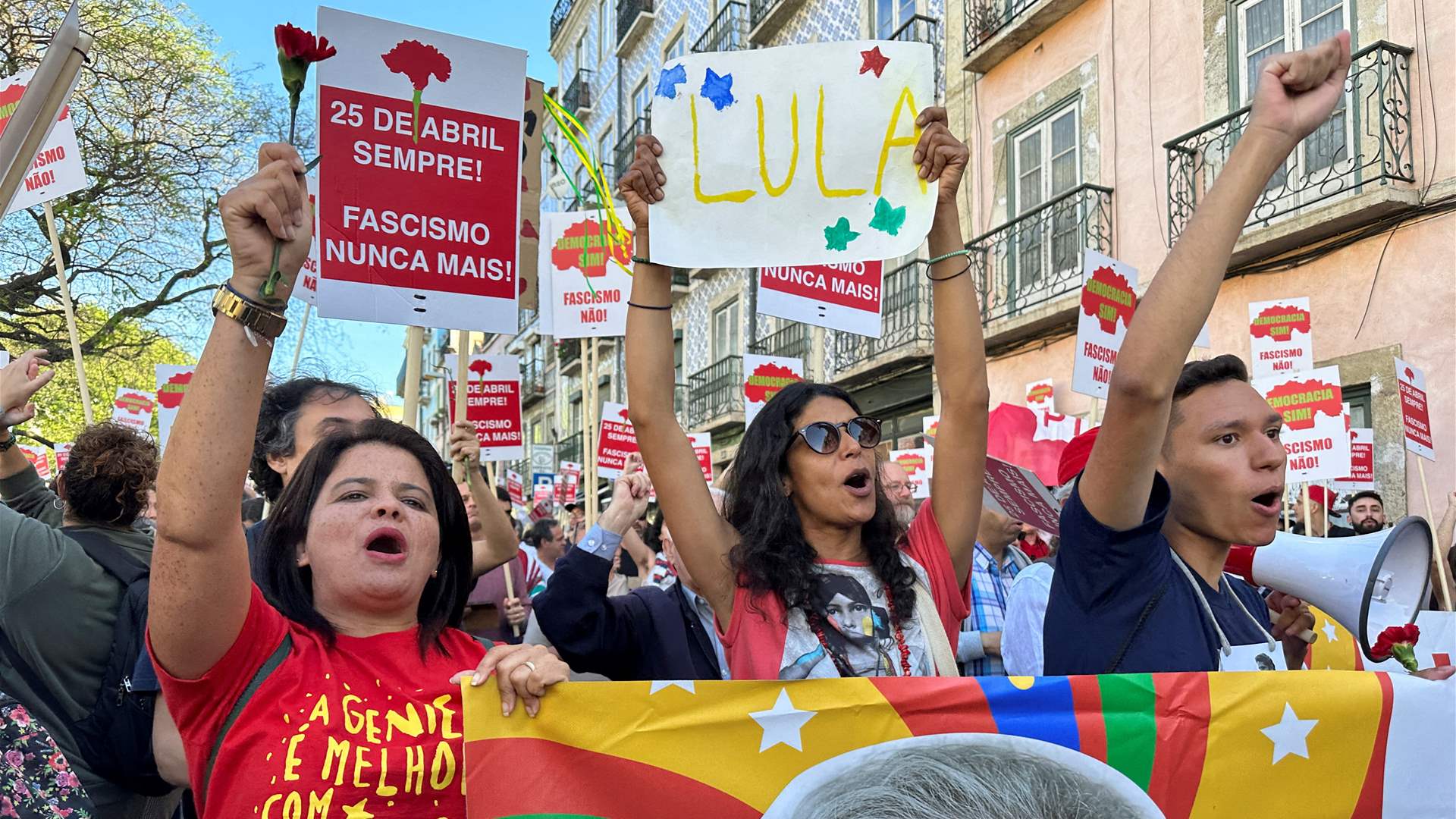 Brazil's Lula triggers protests and passions in Portugal
