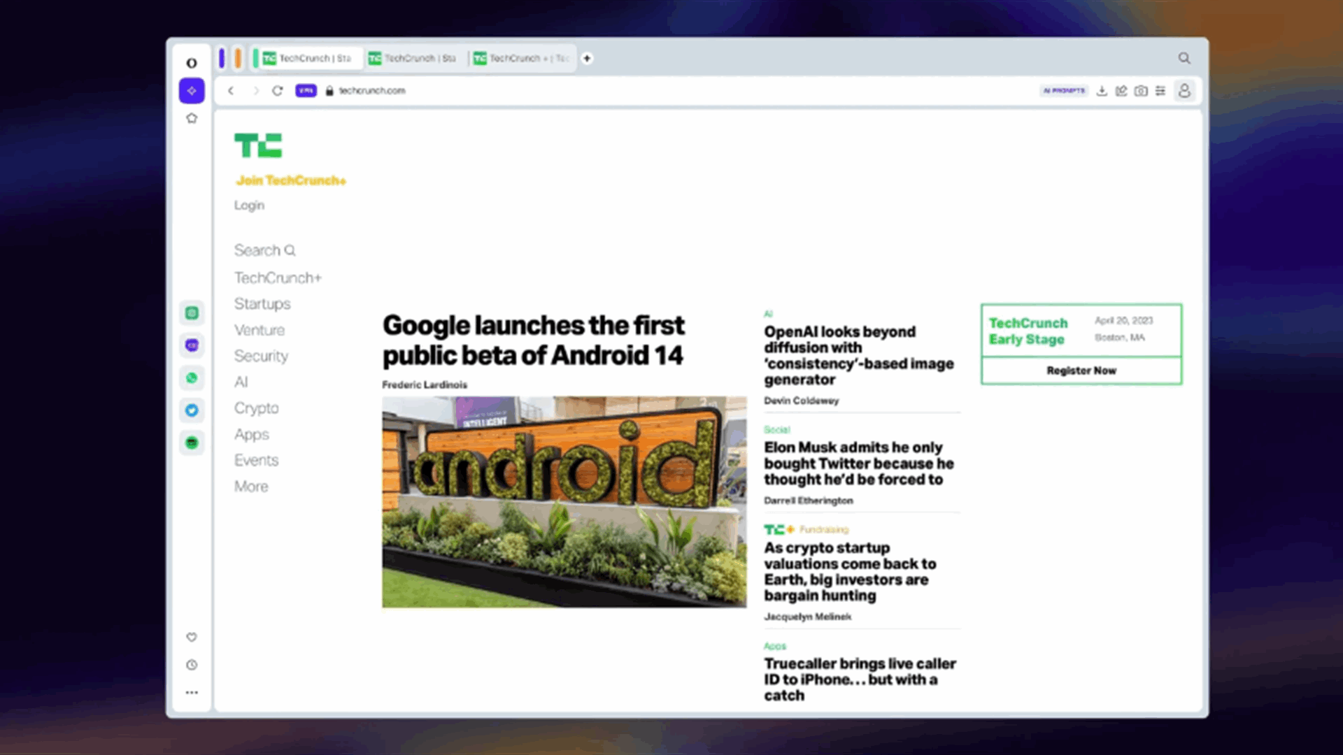 Opera launches Opera One browser with a new tab grouping concept