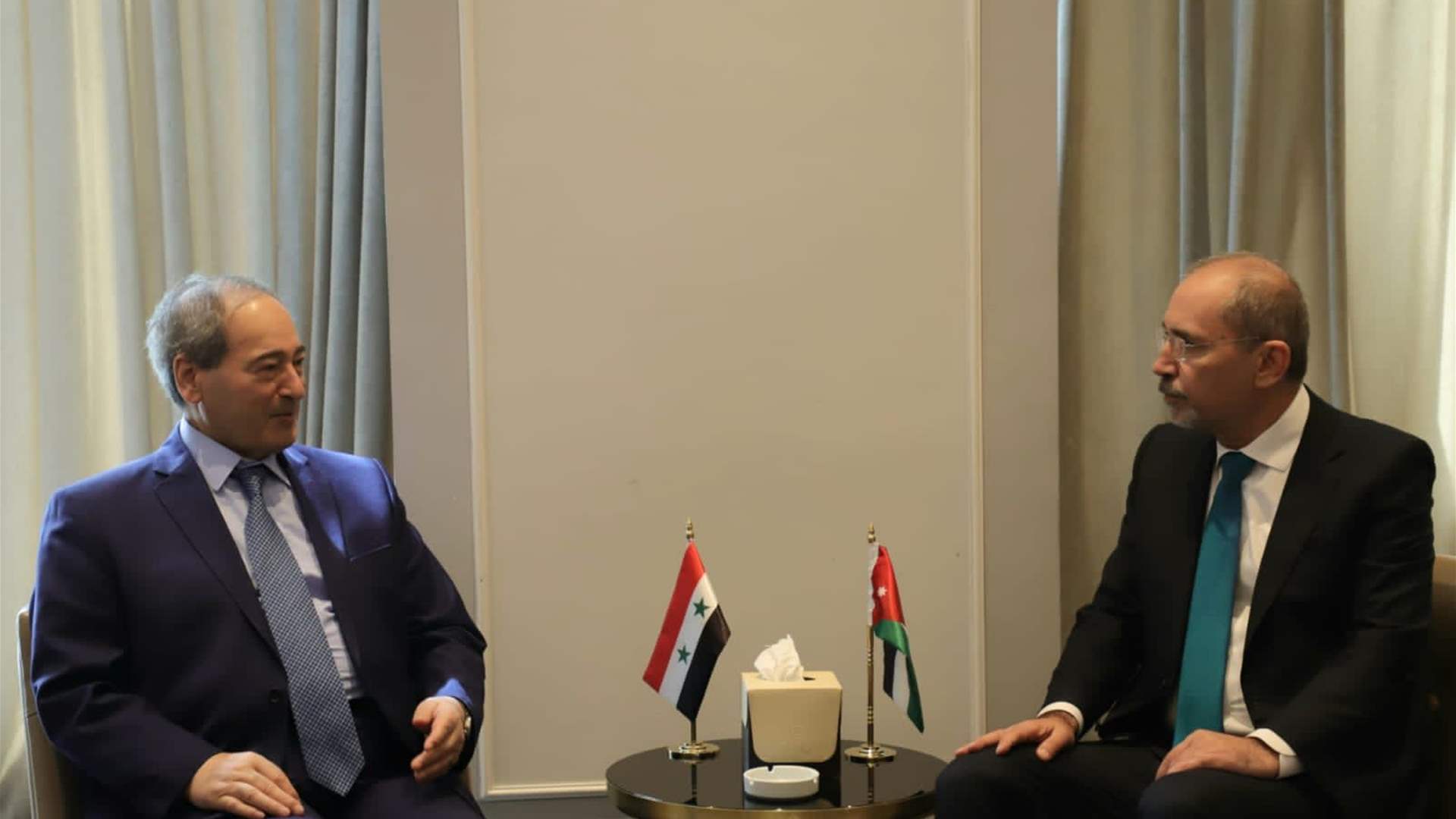 الصفدي بحث ومقداد قضايا ثنائية قبيل إنطلاق ‫إجتماع عمان