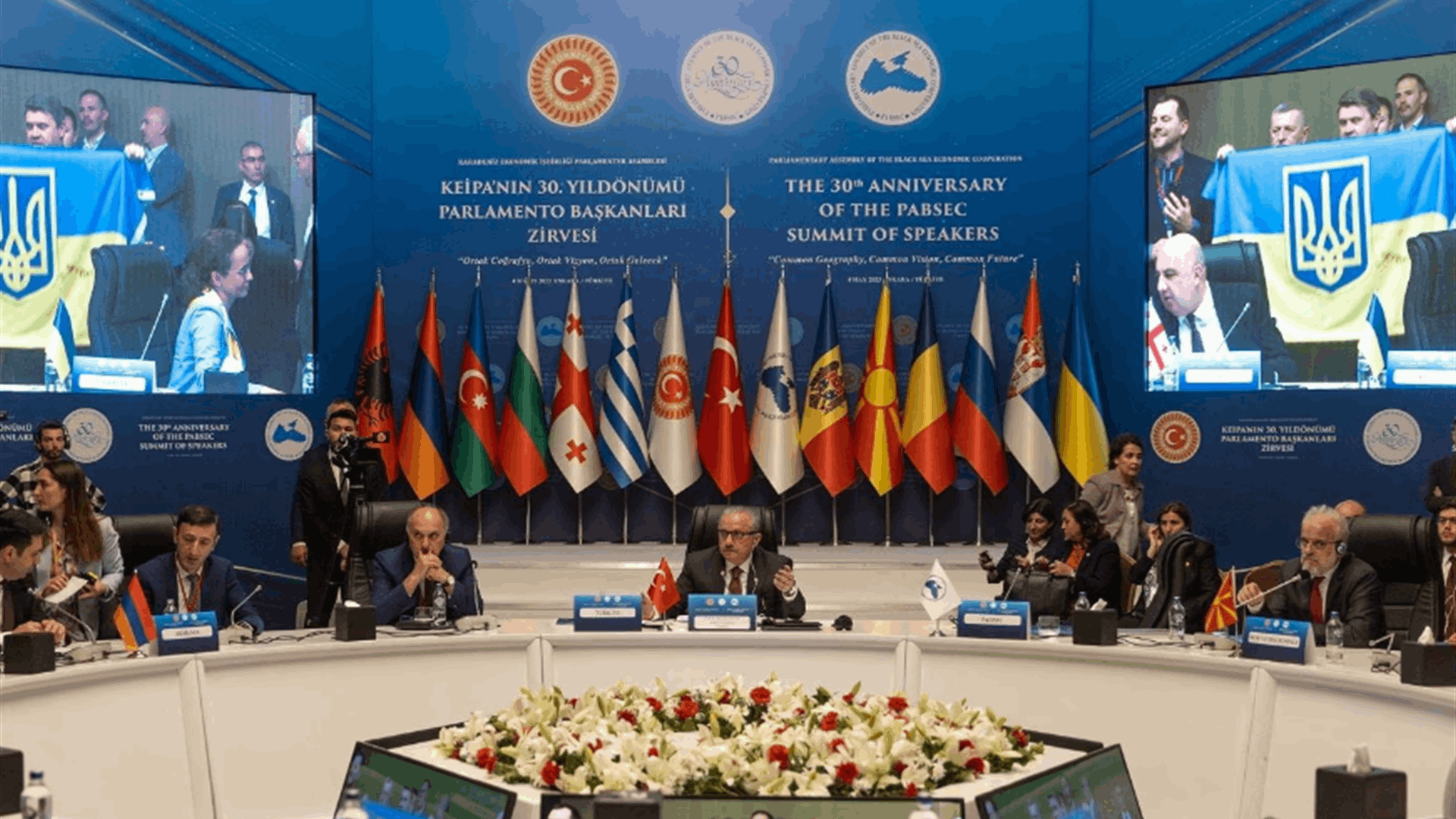 Ukraine delegate punches Russian at Black Sea nations assembly in Ankara