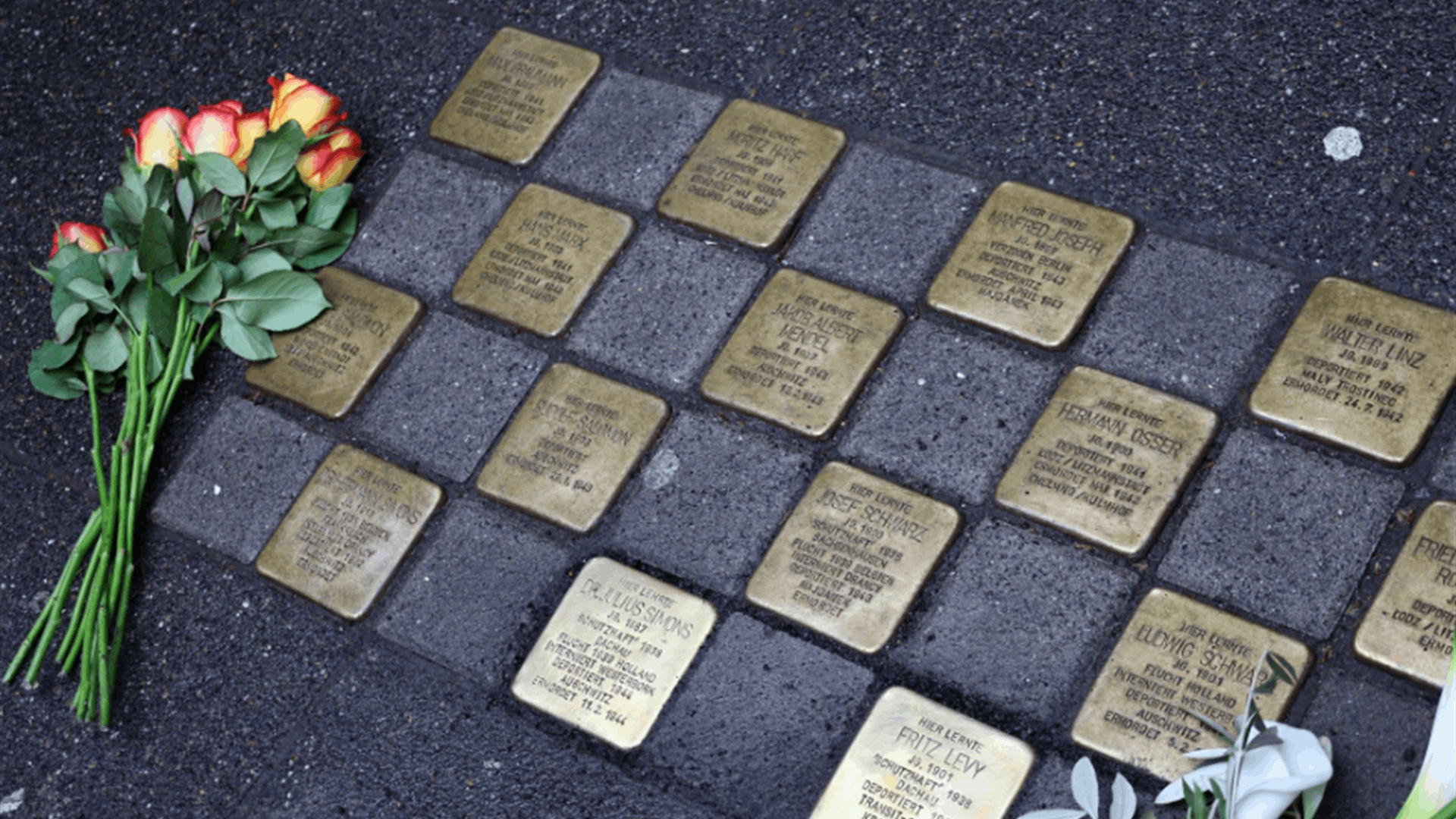 German artist nearing 100,000 cobblestones to mark victims of Nazis