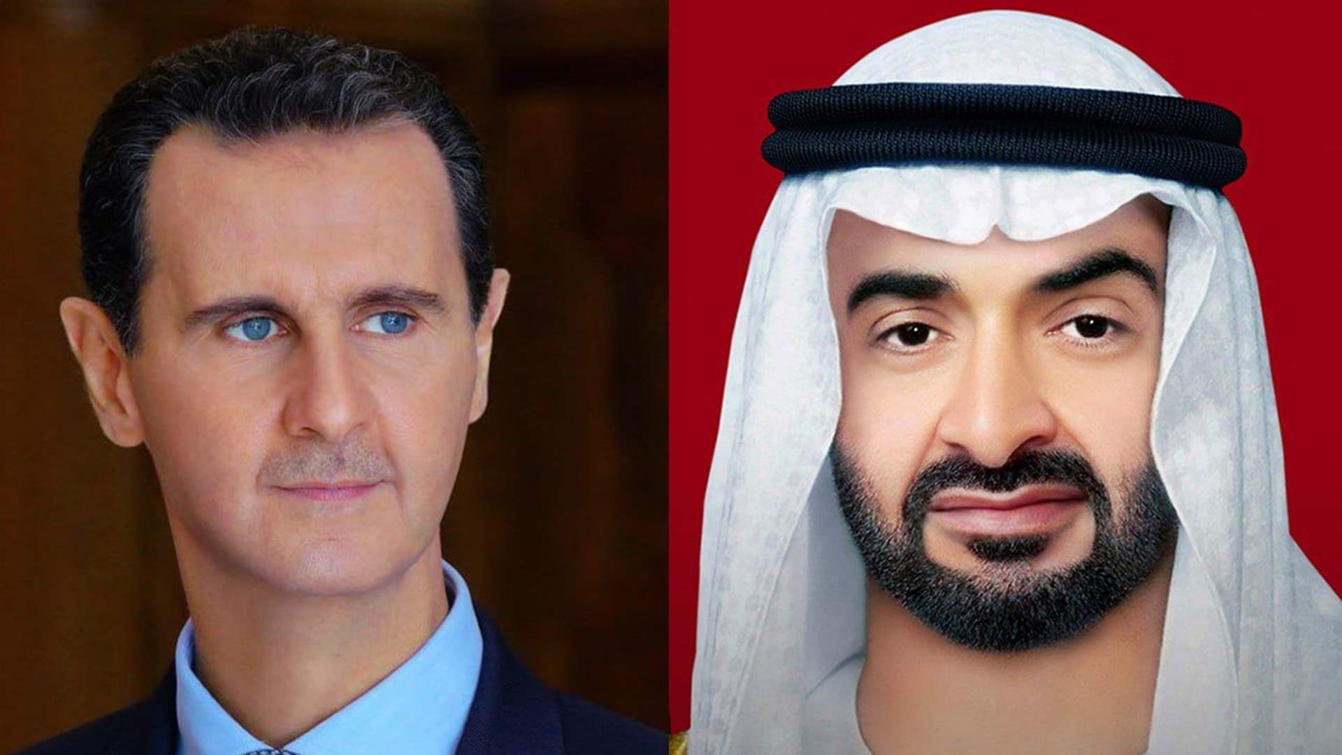 اتصال هاتفي بين الاسد وآل نهيان: بحثٌ في التطورات الإيجابية على الساحة العربية