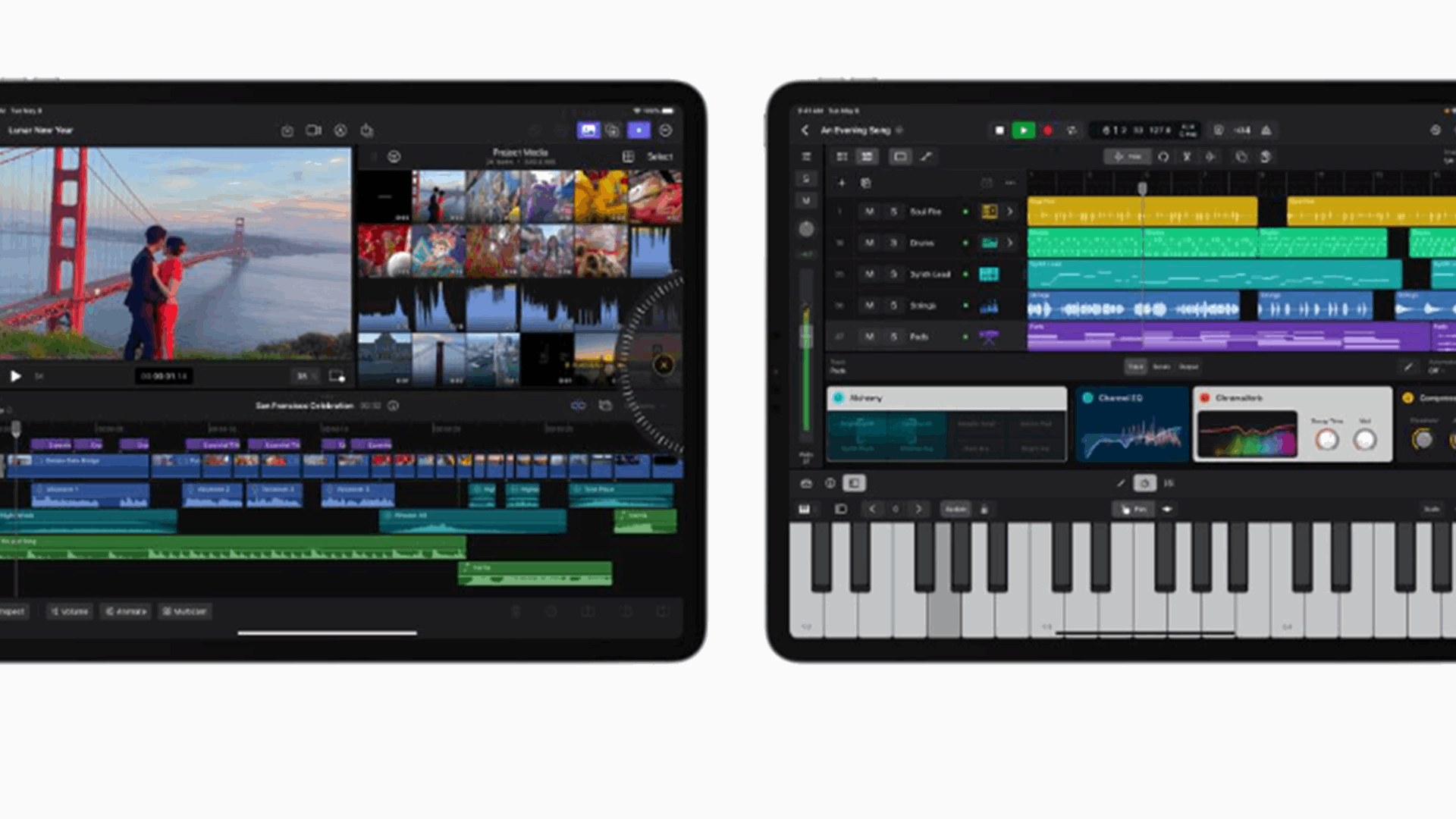 Apple is launching Final Cut Pro and Logic Pro on iPad later this month