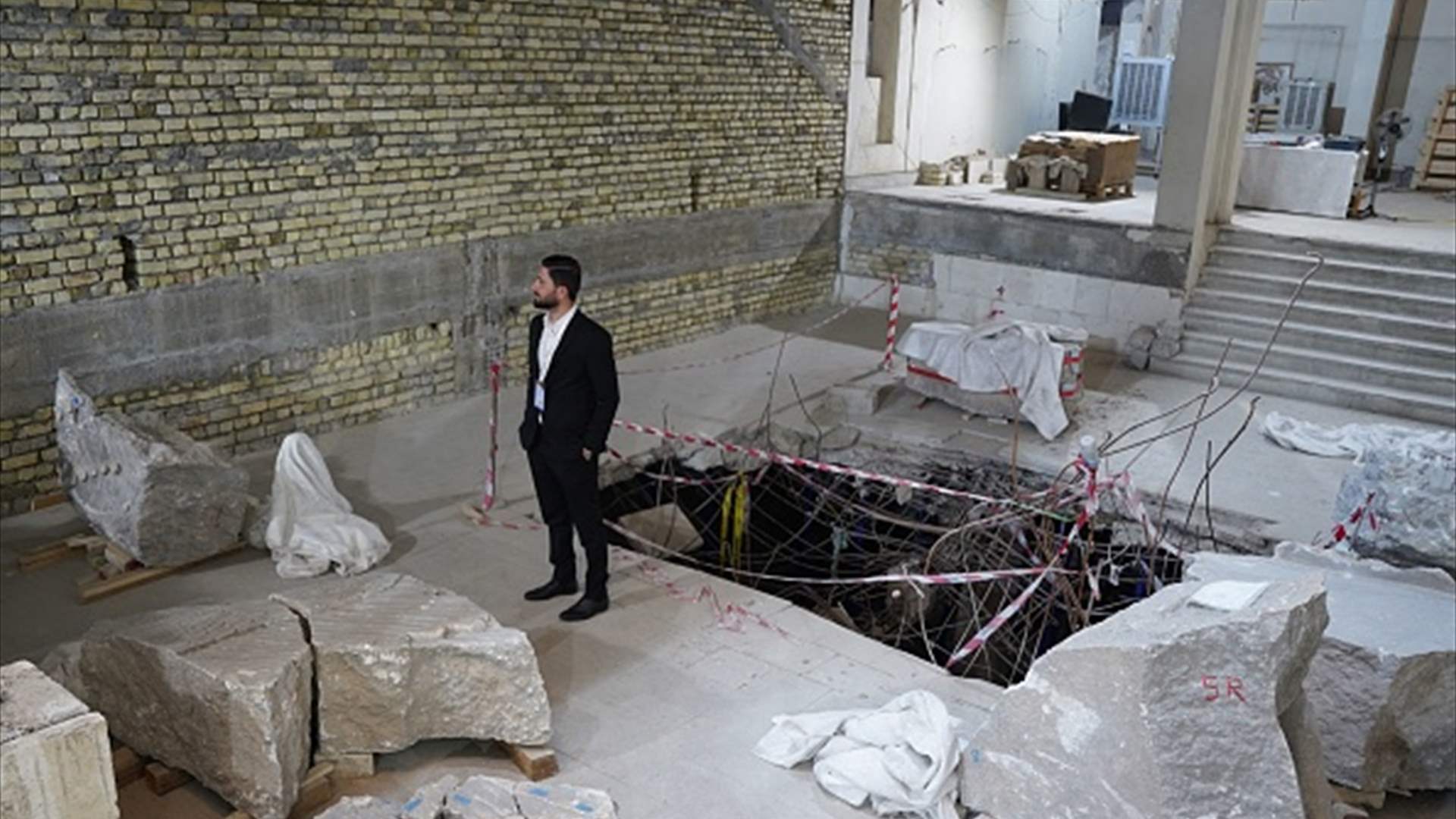 إطلاق "آخر أعمال" الترميم لمتحف الموصل في شمال العراق