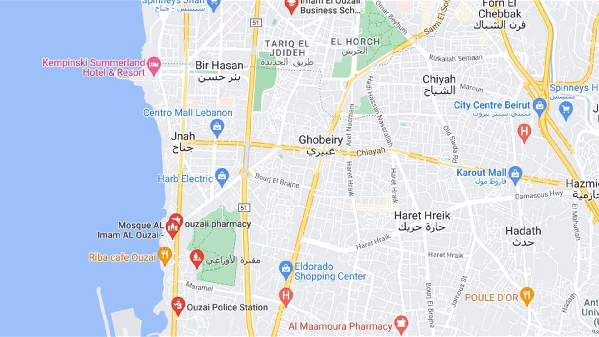 انفجار قنبلة داخل احدى الورش في الأوزاعي تؤدي الى وفاة احد العاملين فيها..